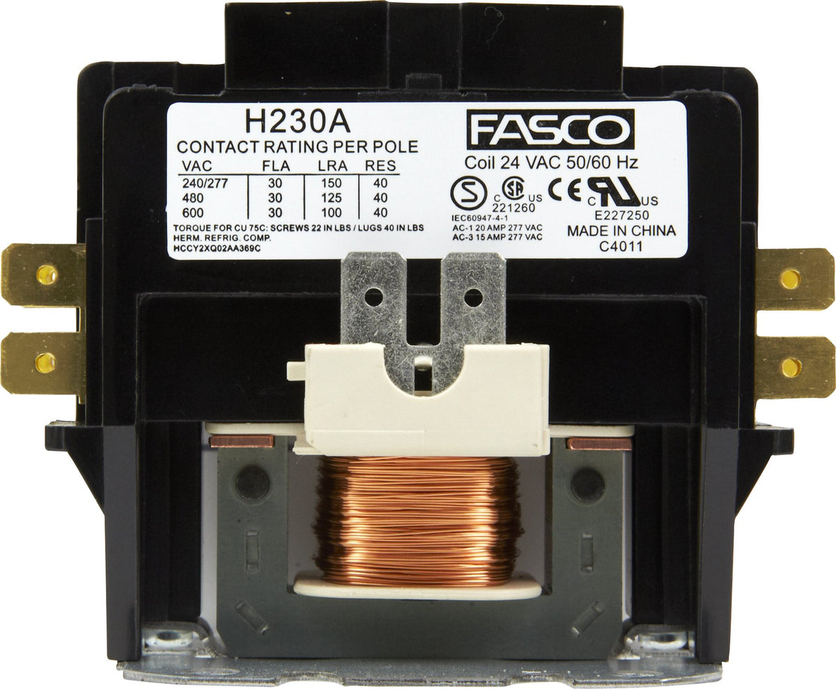 Fasco H230A 2P 30A 24-Volt Control