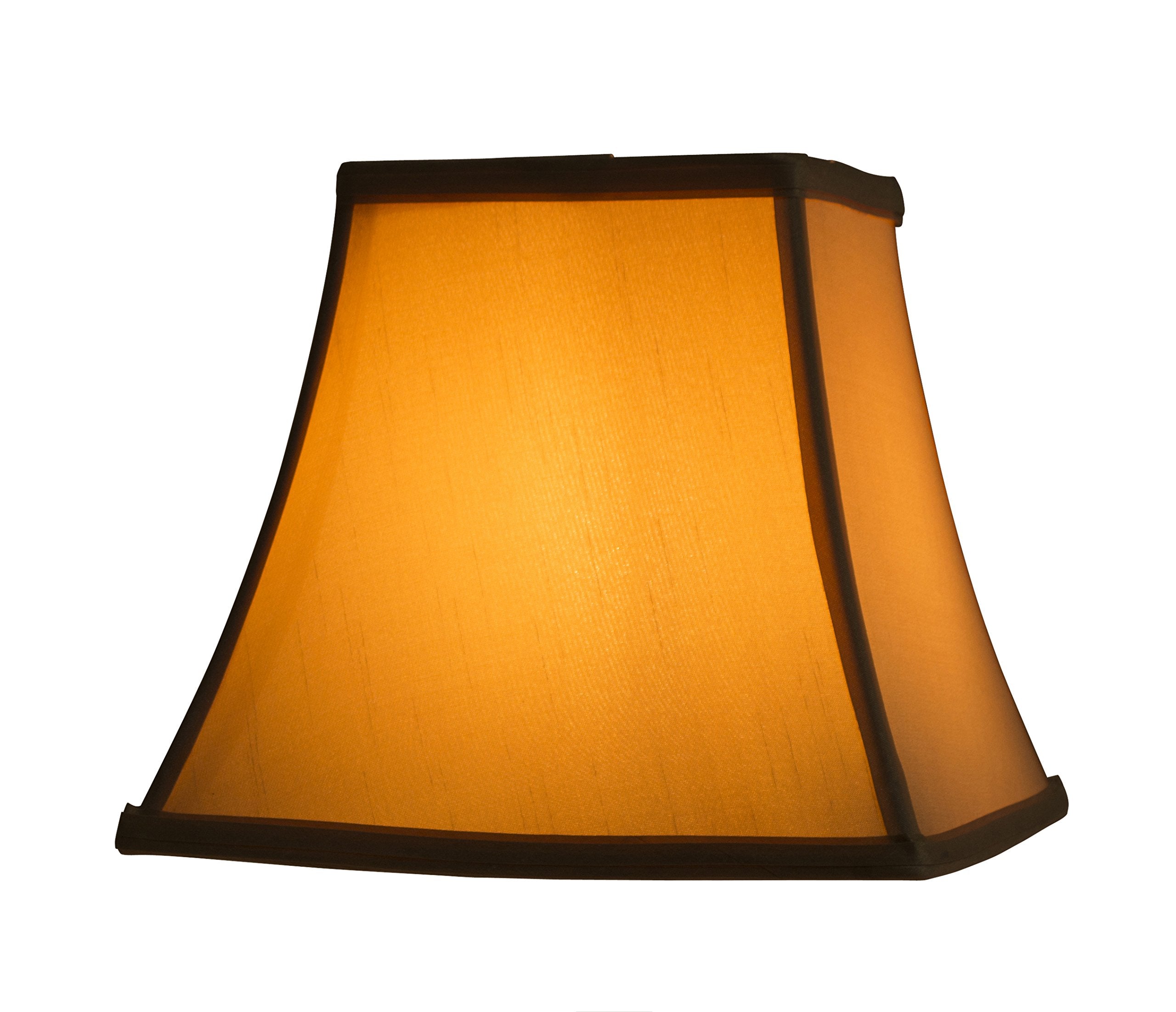 Urbanest Softback Bell Lampshade, 5.25x9x8in, Gray Faux Silk, Spider Design