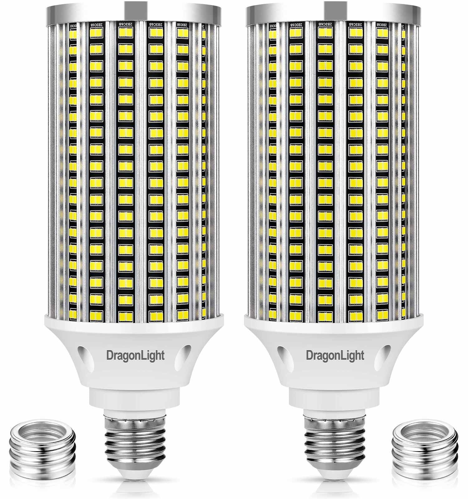 Dragonlight 60W Super Bright Led Corn Light Bulbs (200 Watt Metal Halide/Hid/Hps Replacement) - E26/E39 Base Led Lamp - 6000K Da