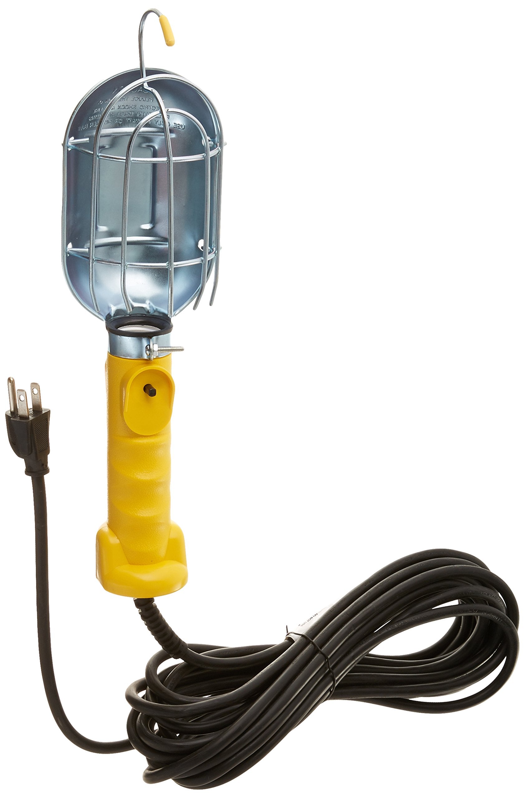 BAYCO Bayco SL-425 Utility Light, Metal Shield, 18-Gauge Cord, Yellow