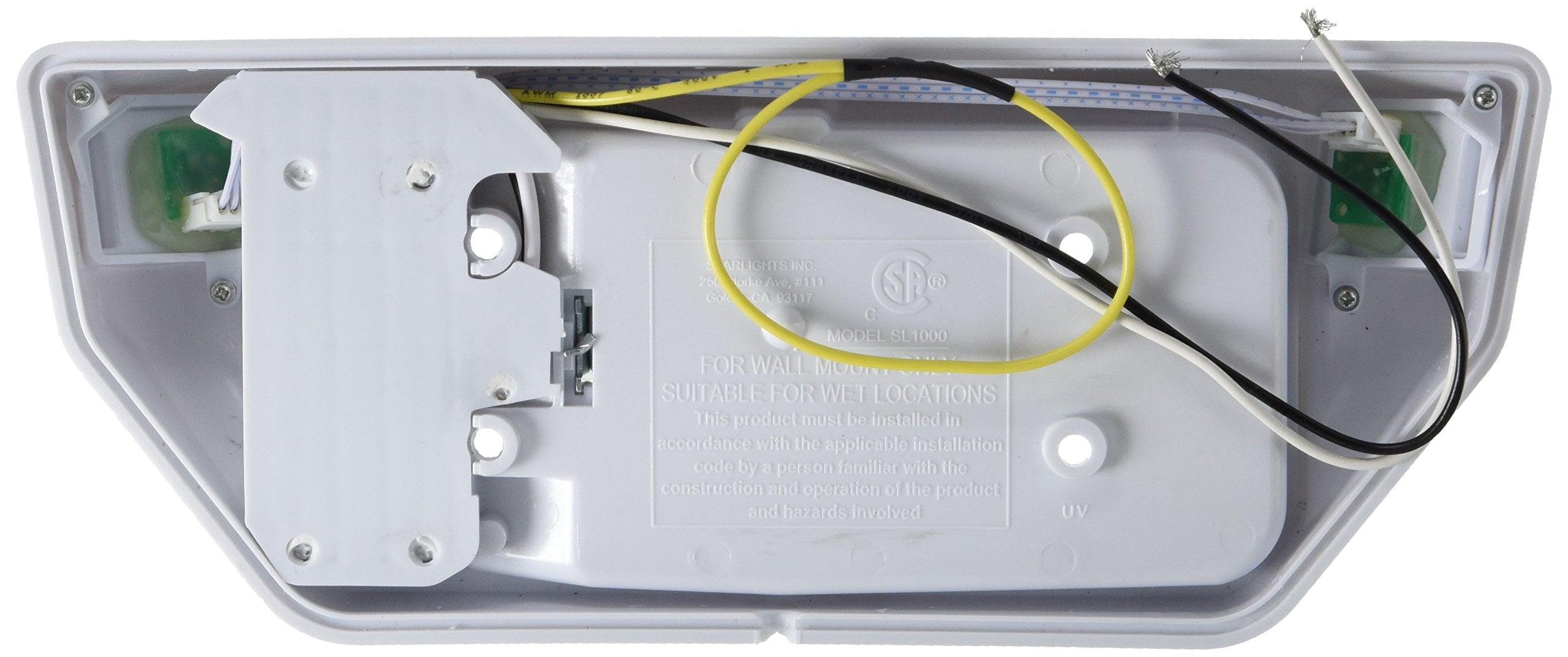 AP Products SL-1000 Smart Light - 1000 Lumen 12V Exterior Motion Light, White