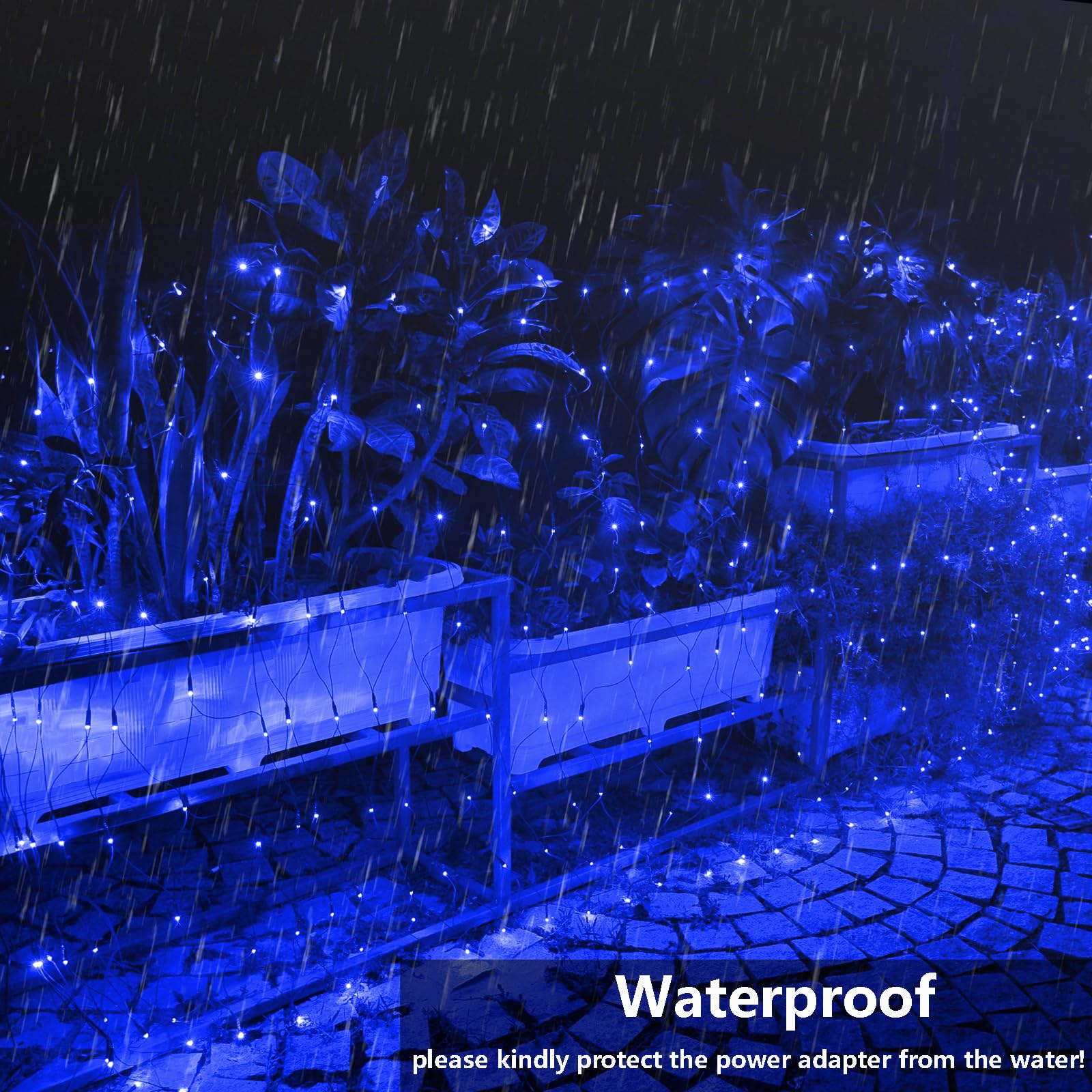 Joomer Christmas Net Lights - 12Ft X 5Ft 360 Led Plug-In Mesh Lights, Waterproof With 8 Modes, Timer, Connectable For Bushes, Tr