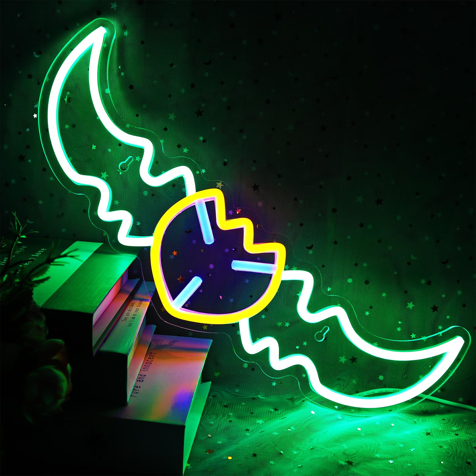 Generic Neon Sign, Warglaive of Azzinoth Wall Decor, Dimmable USB Power, 16.9inx6.3in, Acrylic, Cool  