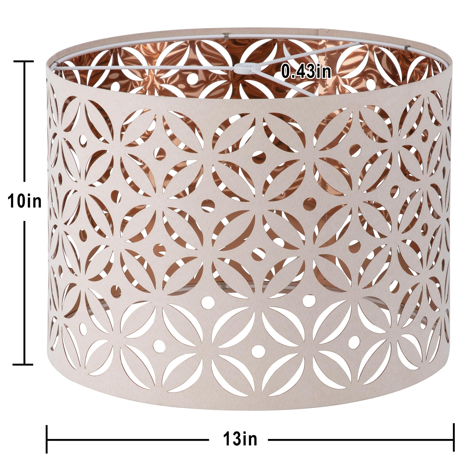 Pink Lamp Shades Set Of 2, Drum Lampshades, Lampshade 10 Inches Height, Lampshades For Table Lamp, Floor Lamp, Pendant Light, La