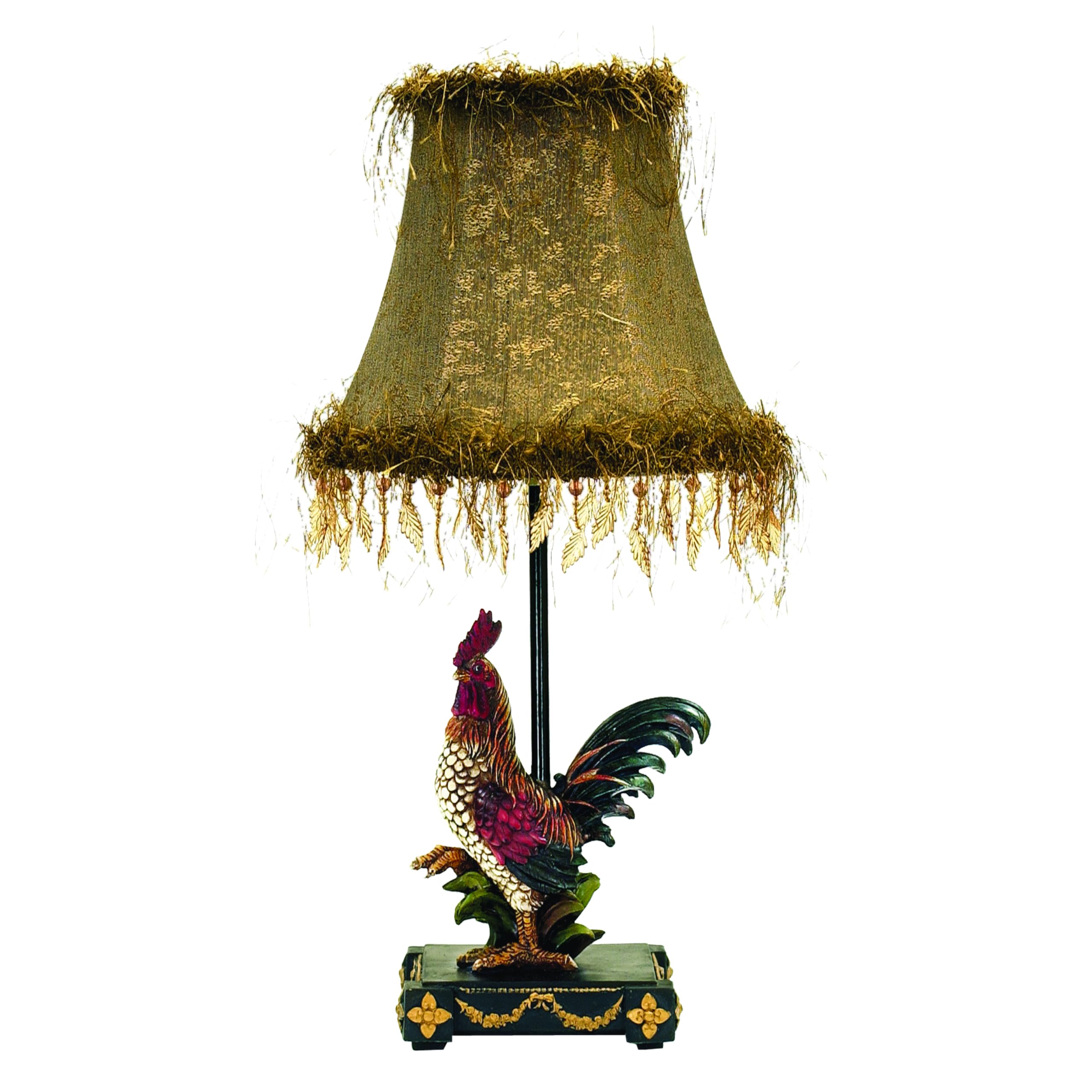 Elk Home 7-208 Petite Rooster 19 High 1-Light Table Lamp with Multicolor Finish