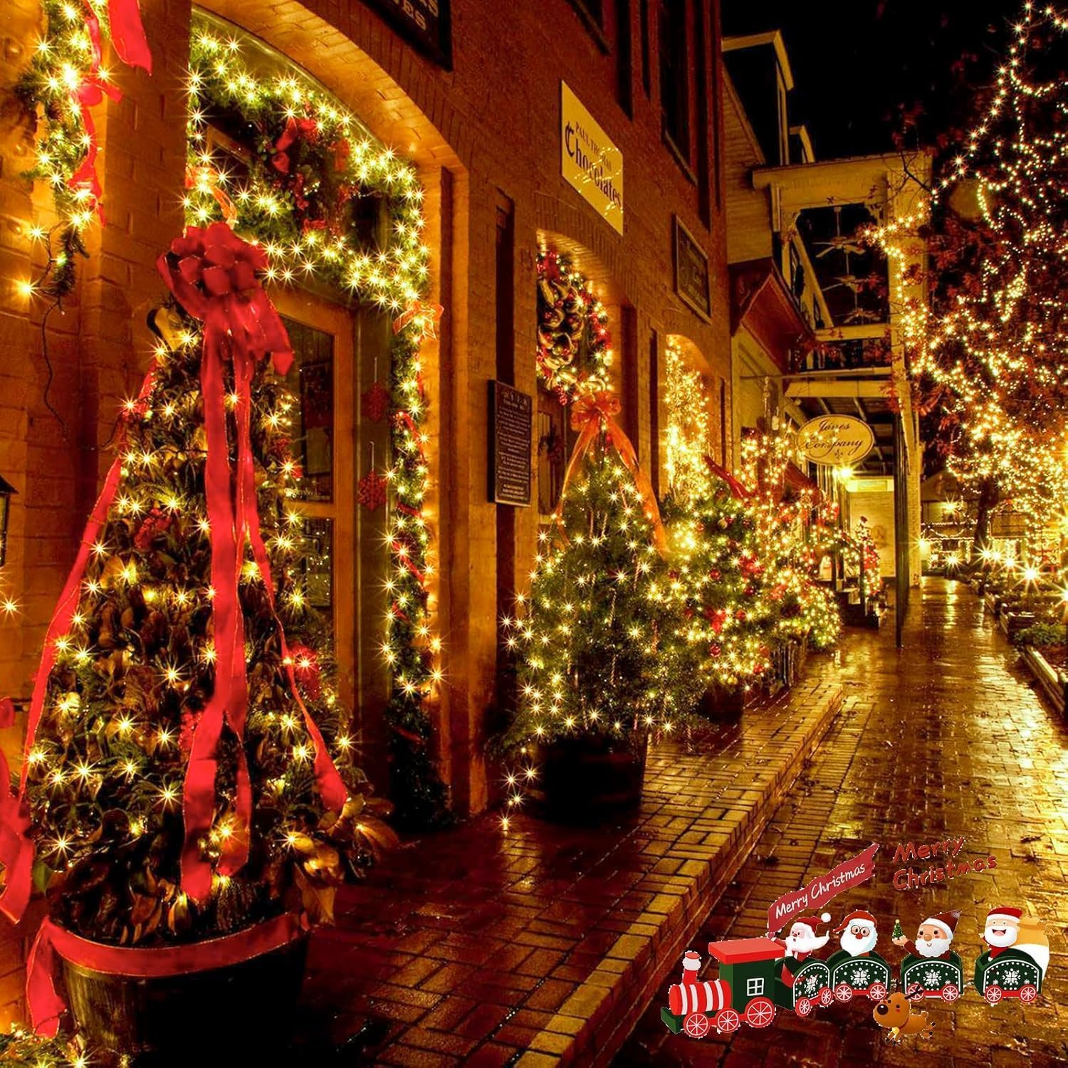 6 Pack 270Ft Solar Christmas Lights Outdoor Waterproof  Super Bright 480 Led Solar String Lights With 8 Lighting Modes  Green Wire Twinkle Tree Light For Outside Xmas Party Decorations (Warm White)