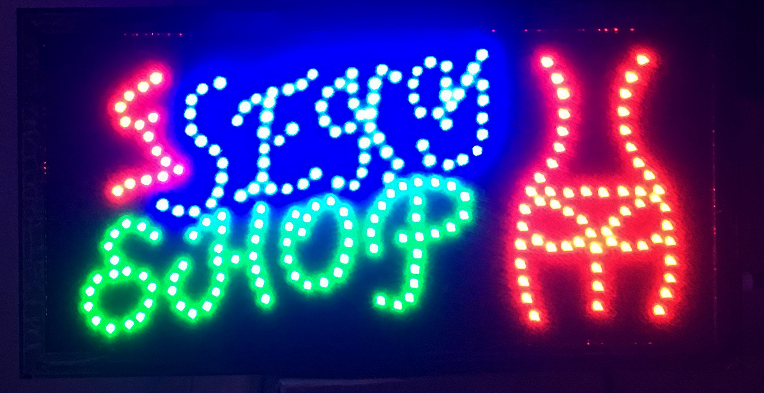 E-ONSALE LED Neon Light Animated Open Business Sign -  y Shop L63S