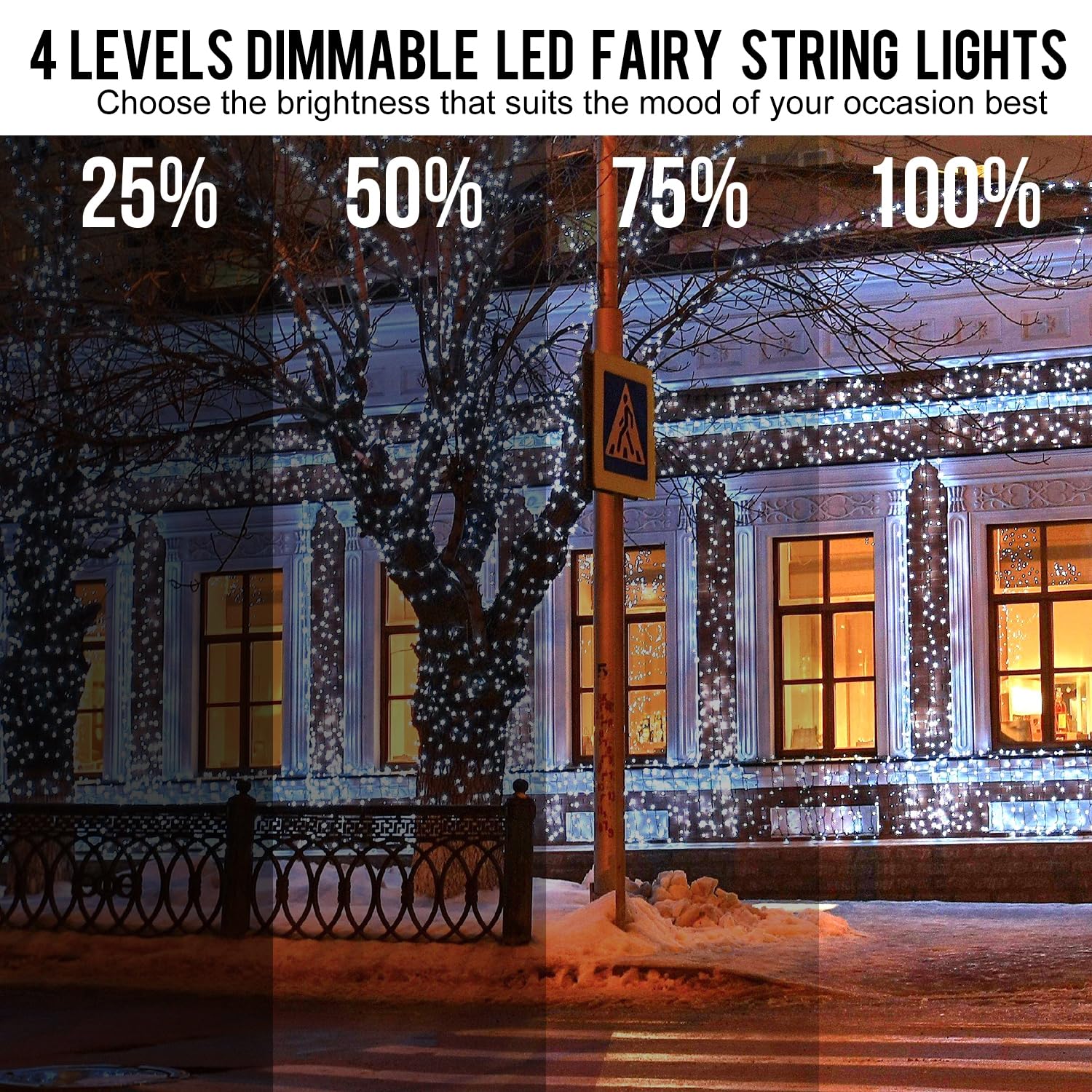 Weillsnow 328 Ft 1000 Led Christmas String Lights With Remote & Timer, 8 Lighting Modes Twinkle Lights, Waterproof Fairy Lights