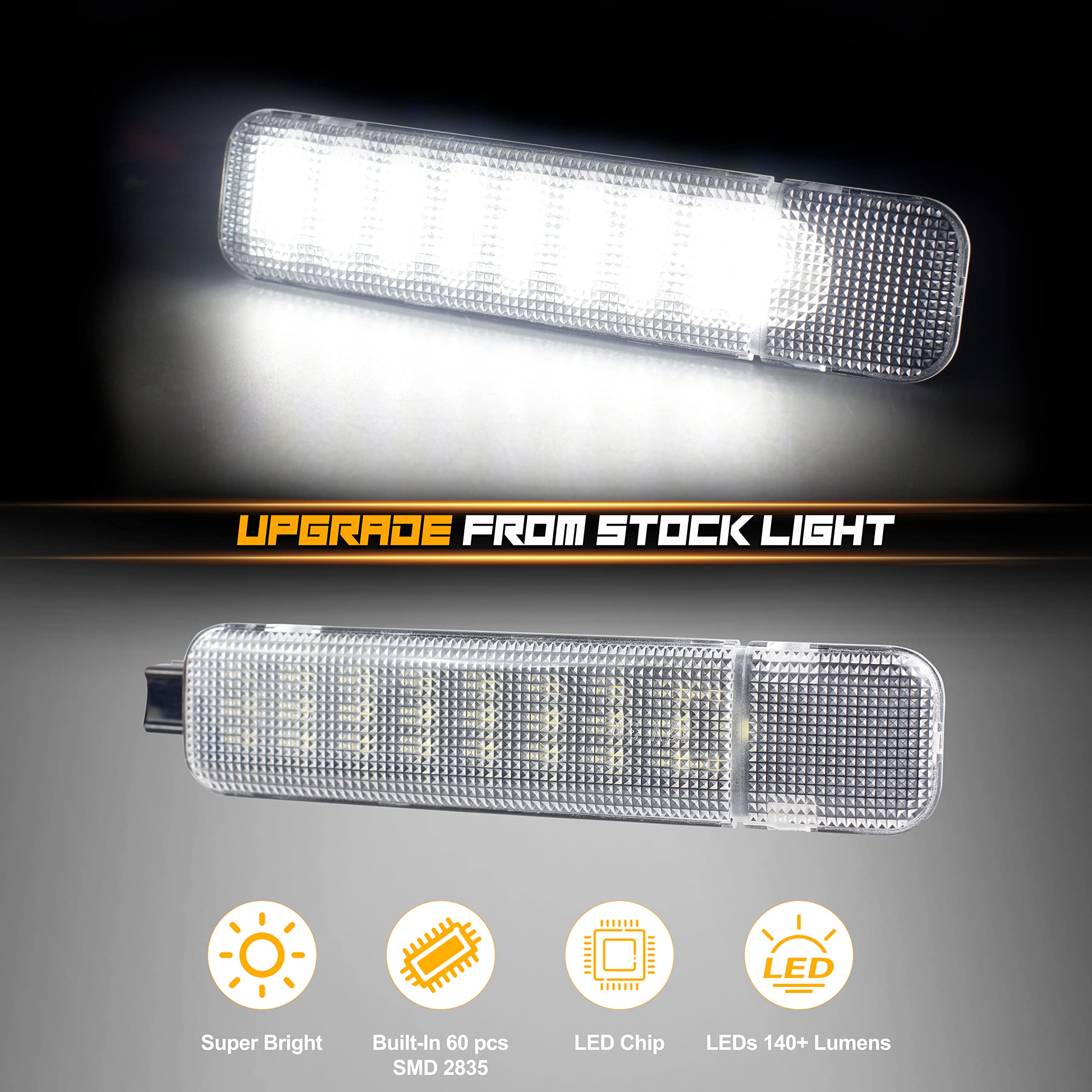 Ndrush Interior Light Led Door Panel Courtesy Light Warning Light Lamp Assembly Compatible With Silverado/Sierra C/K 1500 2500 3