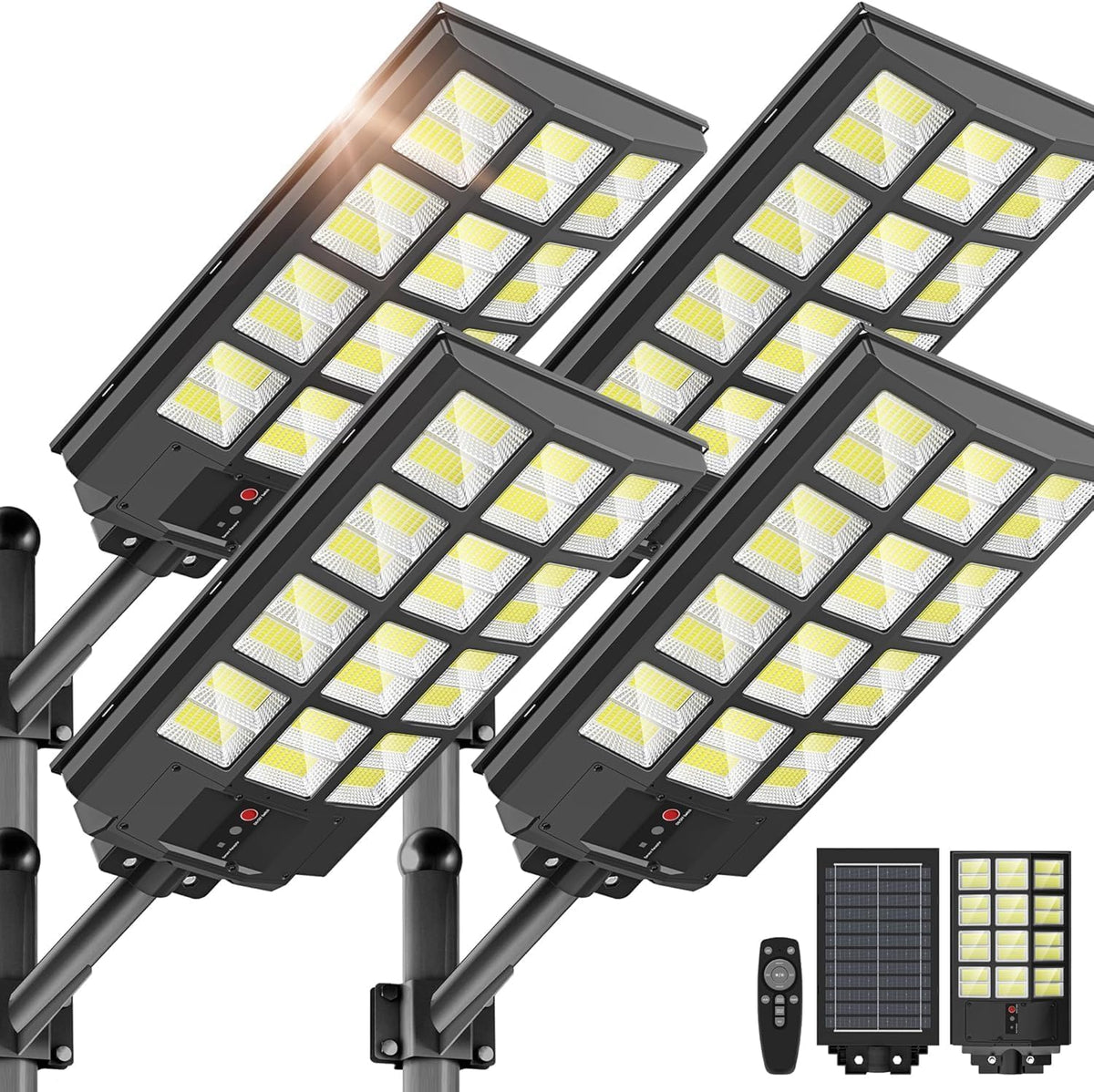 5000w Led Sunwish 5000W Solar Street Lights - IP66 Waterproof, 6500K LED Flood L ...