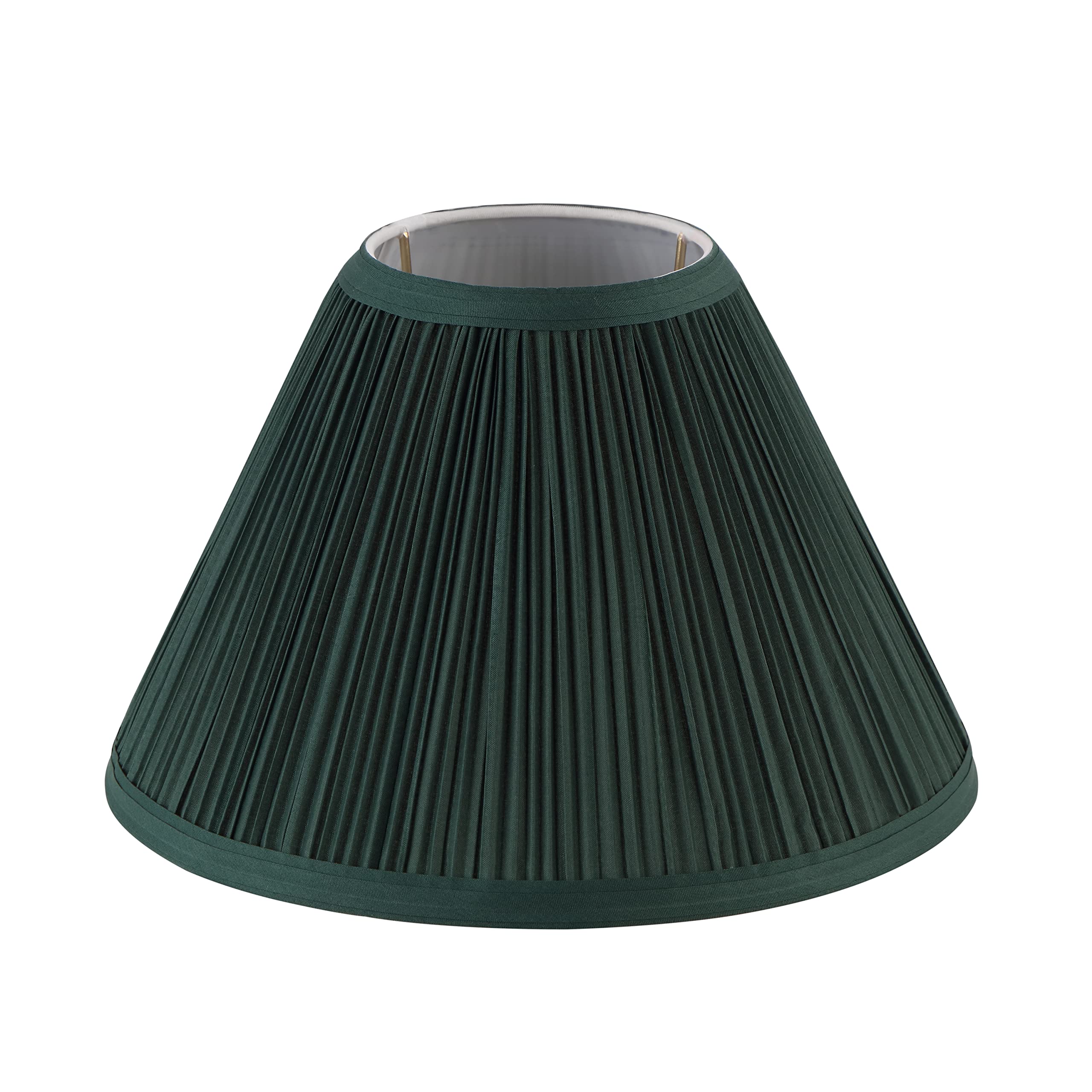 Aspen Creative 59173, Empire Uno Lamp Shade, Forest Green, 4&quot; Top X 10&quot; Bottom X 7&quot; Slant Height, Slip Uno 33Mm