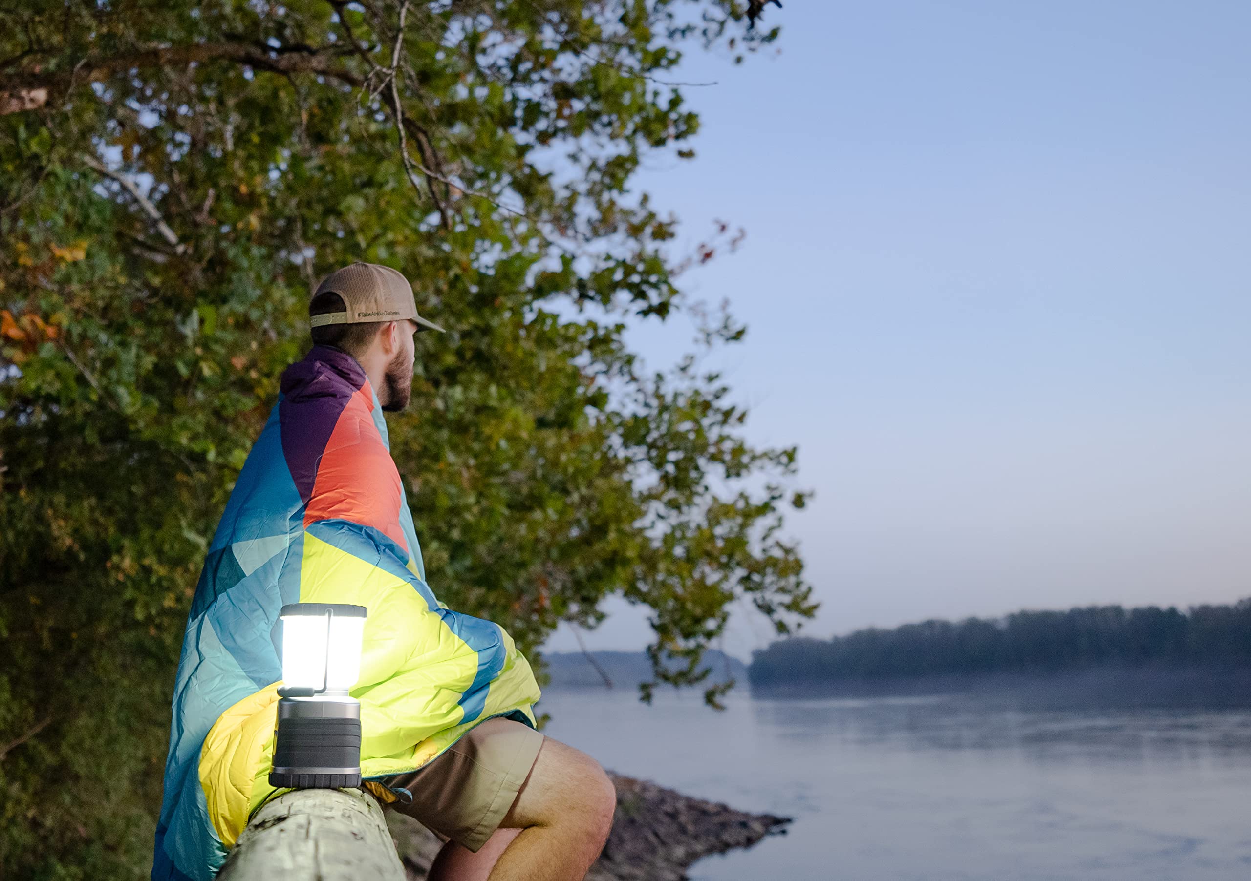 Ust 60-Day Duro Led Lantern, 1200 Lumen, Portable, Titanium, Perfect For Camping & Emergencies