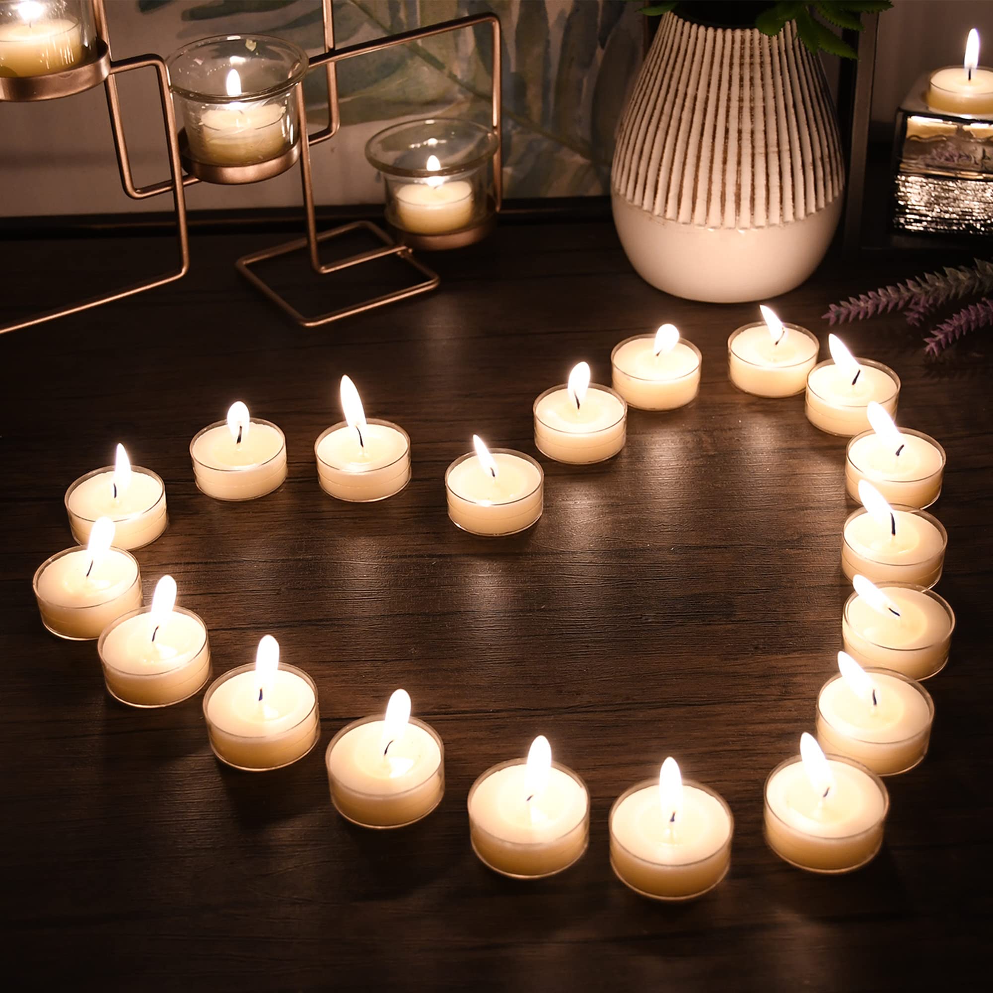 Zest Candle 50-Piece Tealight Candles, Ivory