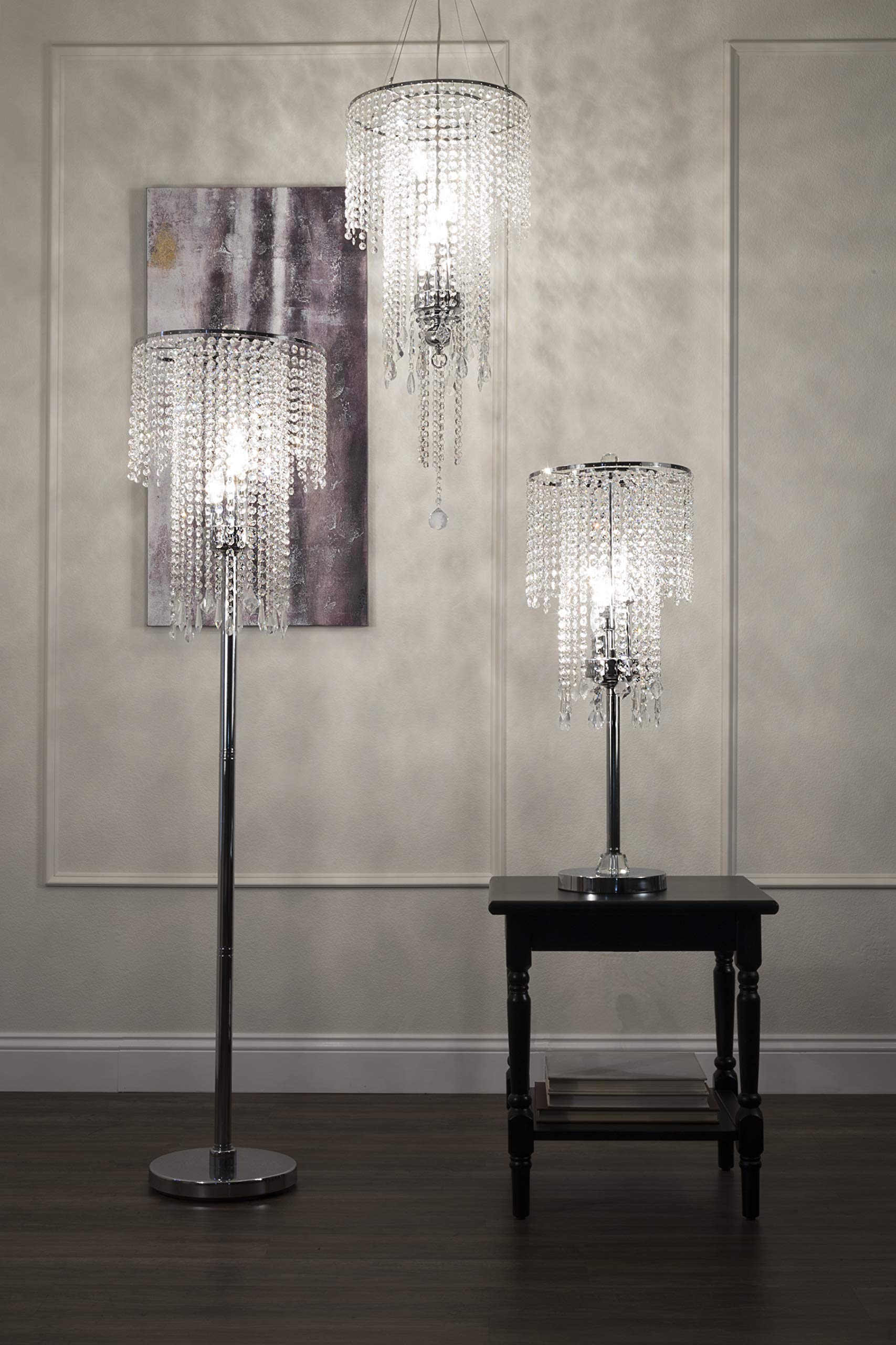 Ok-5112H 32-Inch Rain Metal Ceiling Lamp