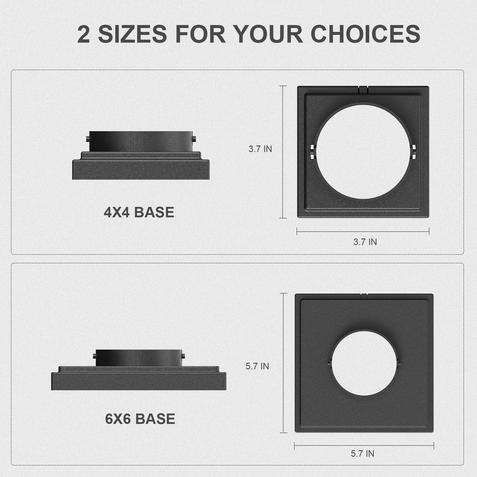Goodsmann Landscape Lighting Low Voltage Post Lights 2Pk Outdoor Post Cap Lights 3W Led 150 Lumen 3000K Warm White With Cable Co