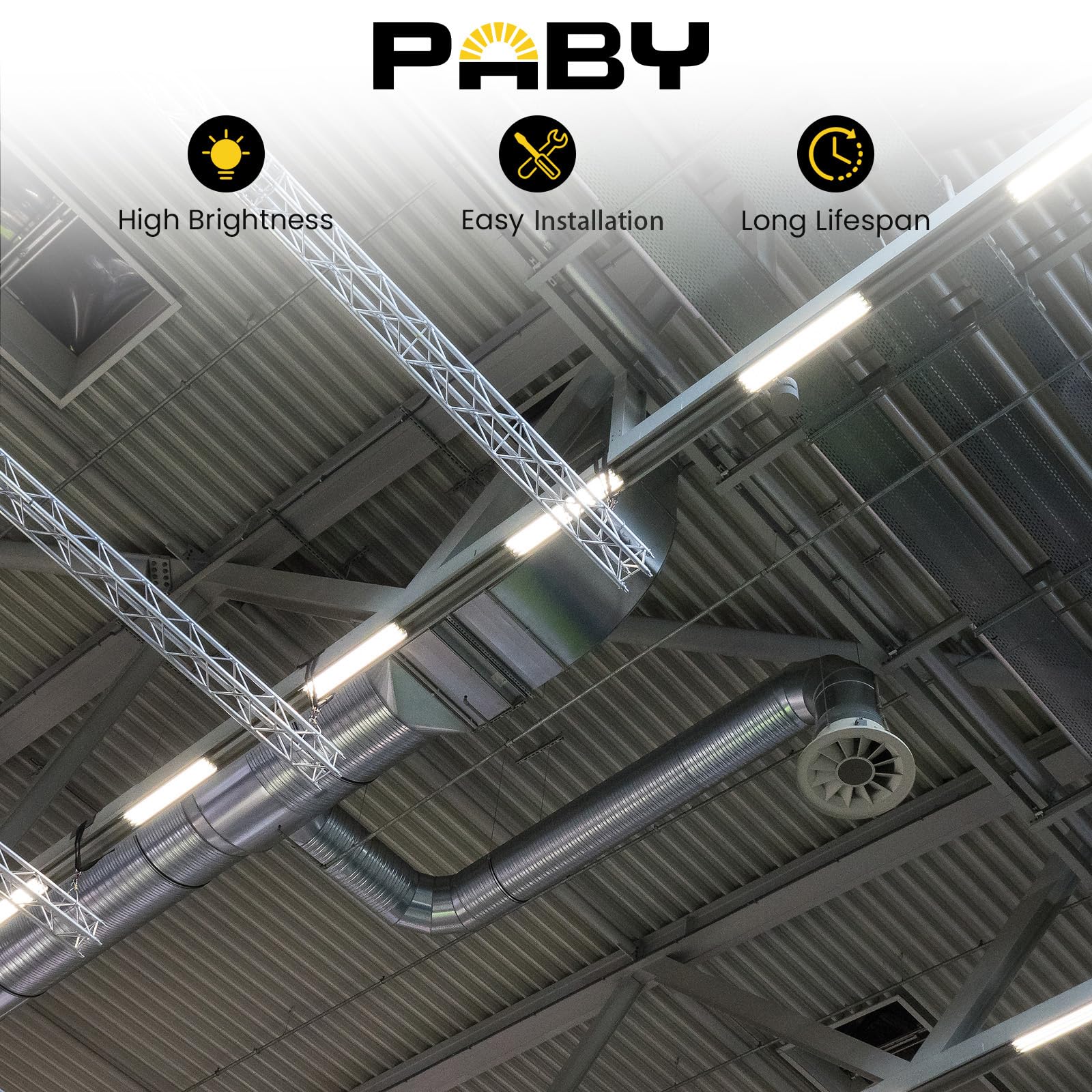 Paby 25 Pack 2FT T8 LED Type A+B Tube Light, 8W(15W Equivalent) 1000LM, 4000K, Plug & Play or Ballast Bypass, Single or Double E