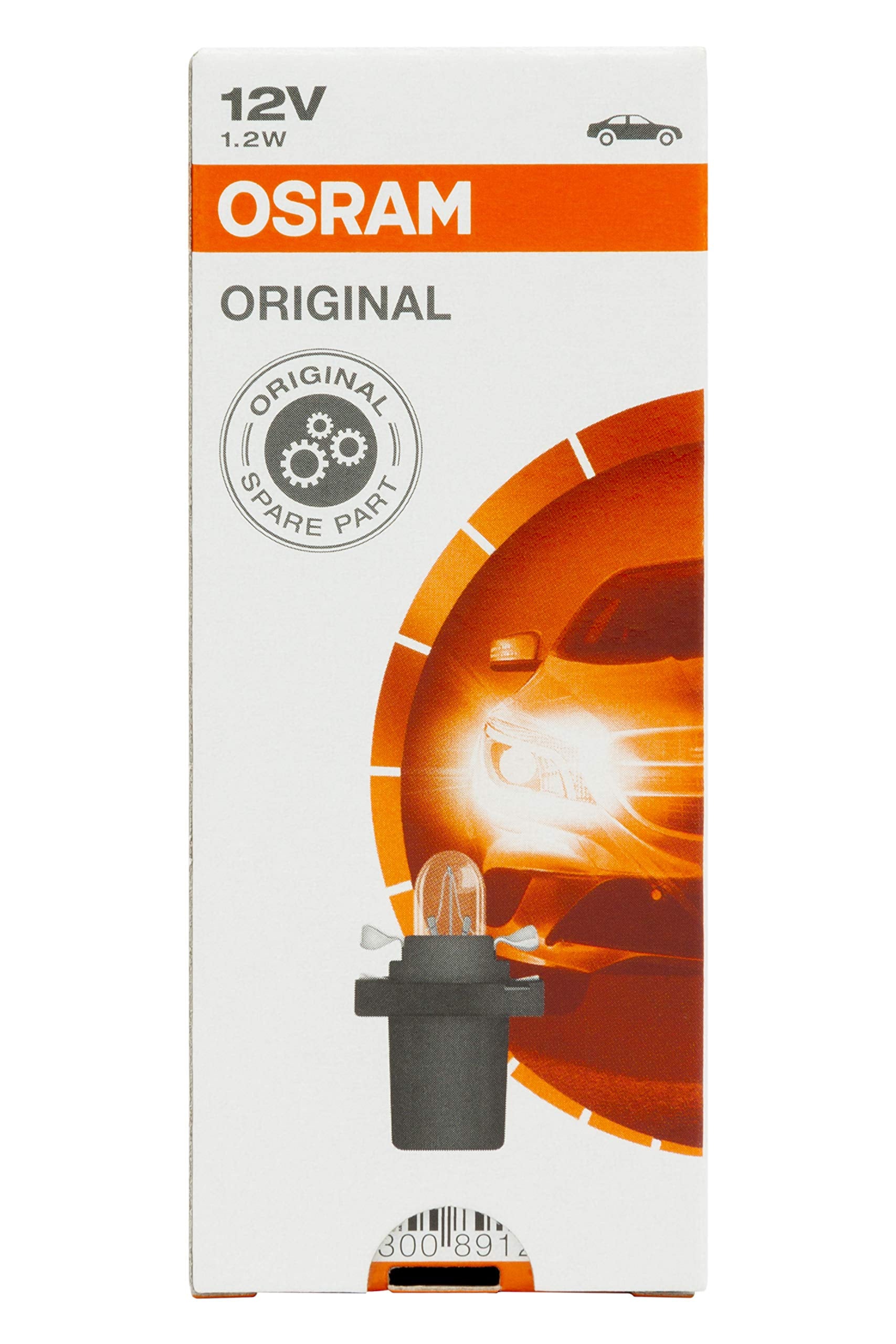 Osram Sylvania - 2721 Basic - High Performance Incandescent Bulb, 33291 (10 Pack) (2721Mf.Tp)