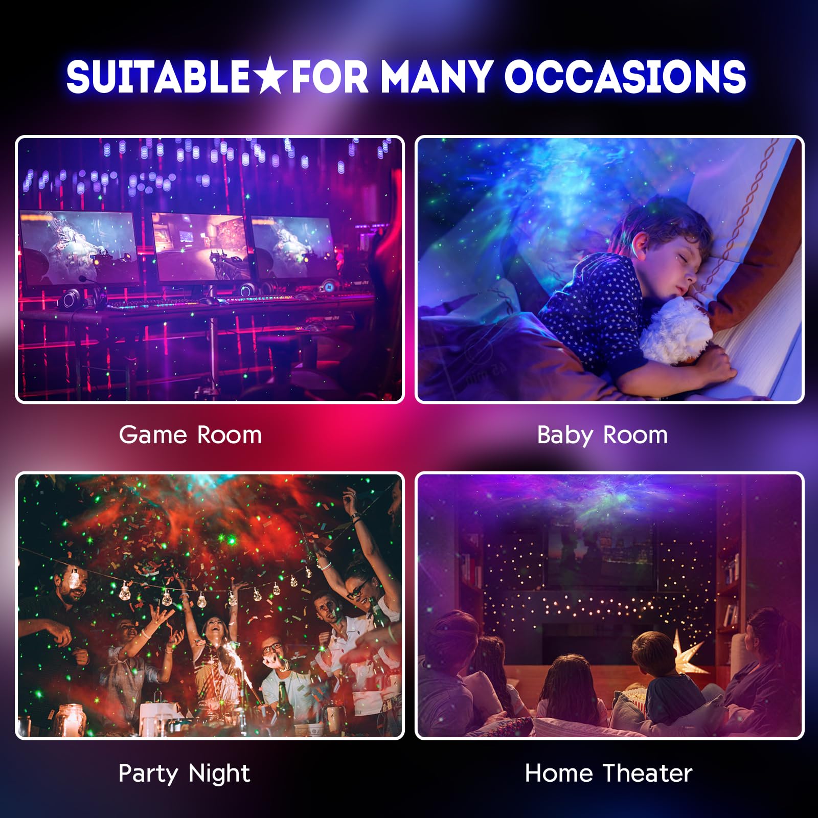 Astronaut Galaxy Projector,Starry Nebula Ceiling Lamp With Timer And Remote, Star Projector For Bedroom,Led Night Light For Kids,Gifts For Adults, Christmas, Birthday,Home Decor Aesthetic