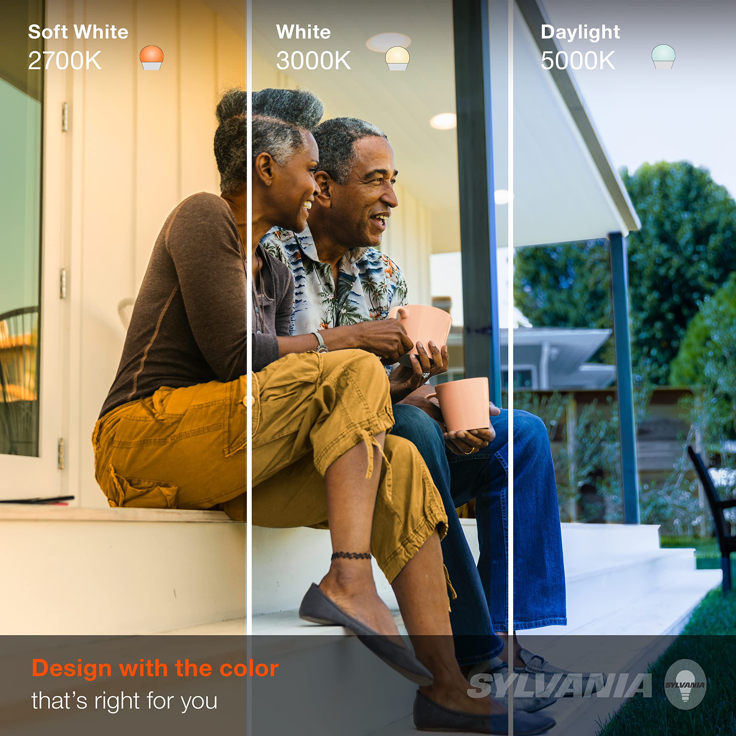 Sylvania Led Par38 Light Bulb, 100W = 15W, 3 Cct Select (2700K / 3000K / 5000K), 13 Year, Dimmable, 1100 Lumens, Wet Rated, Energy Star - 1 Pack (41383)