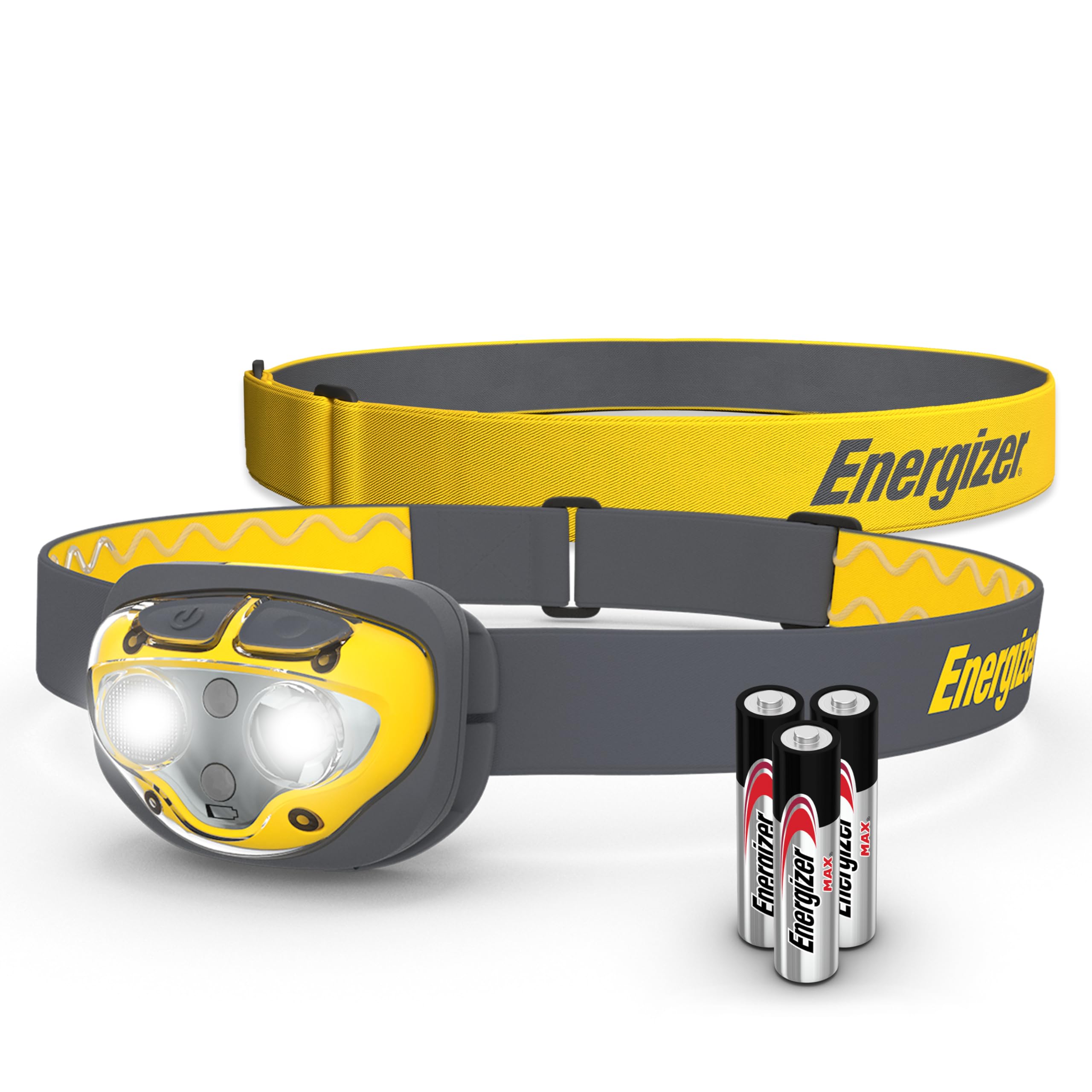 Energizer Led Headlamp Pro360, Extra Headband Included, Ipx4 Water Resistant Headlamps, High-Performance Head Light For Outdoors