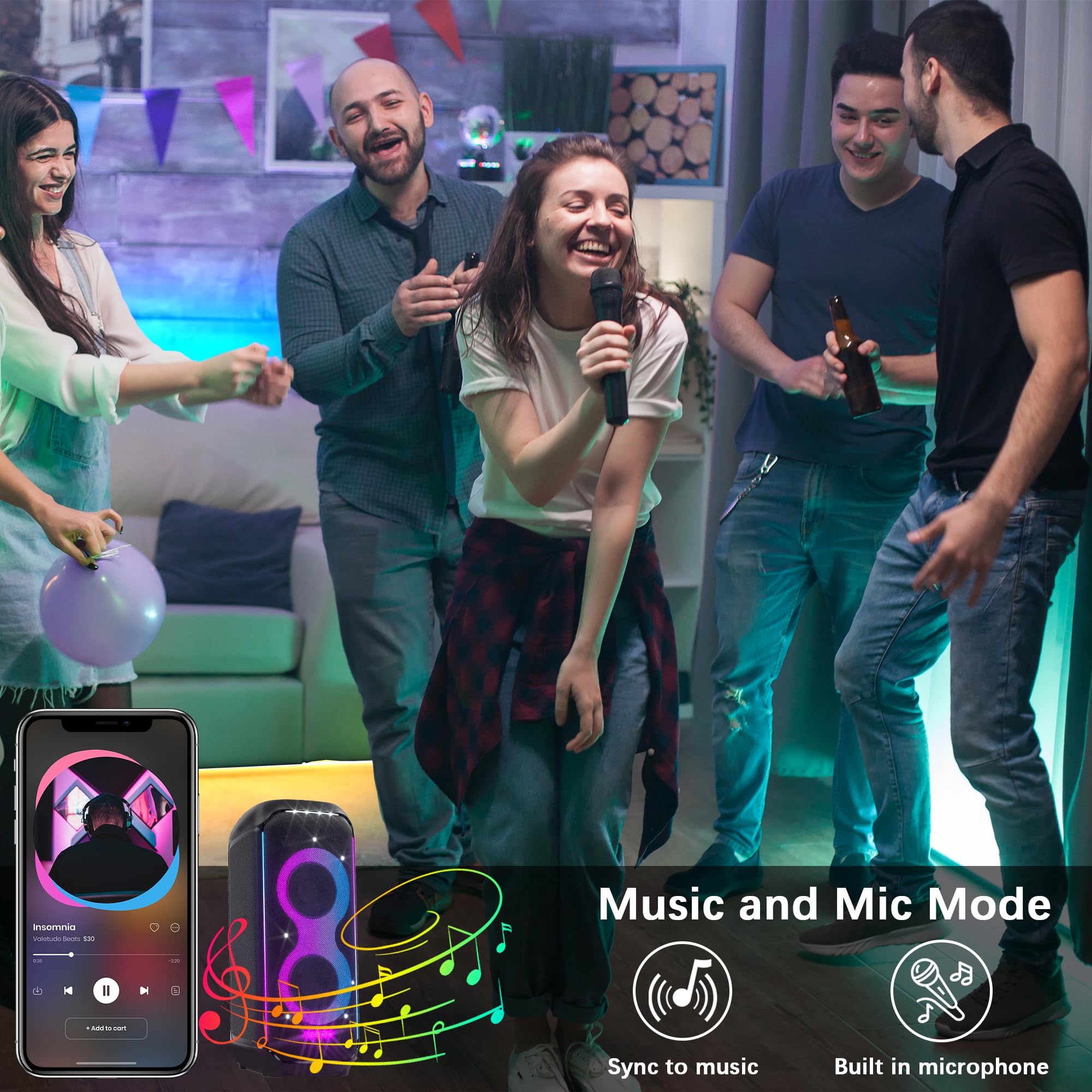 Cozylady 40Ft (20Ft *2 Rolls) Rgb Led Neon Rope Lights For Bedroom, 12M Led Strip Lamp With Double Sided Adhesive Tape, App/Remo