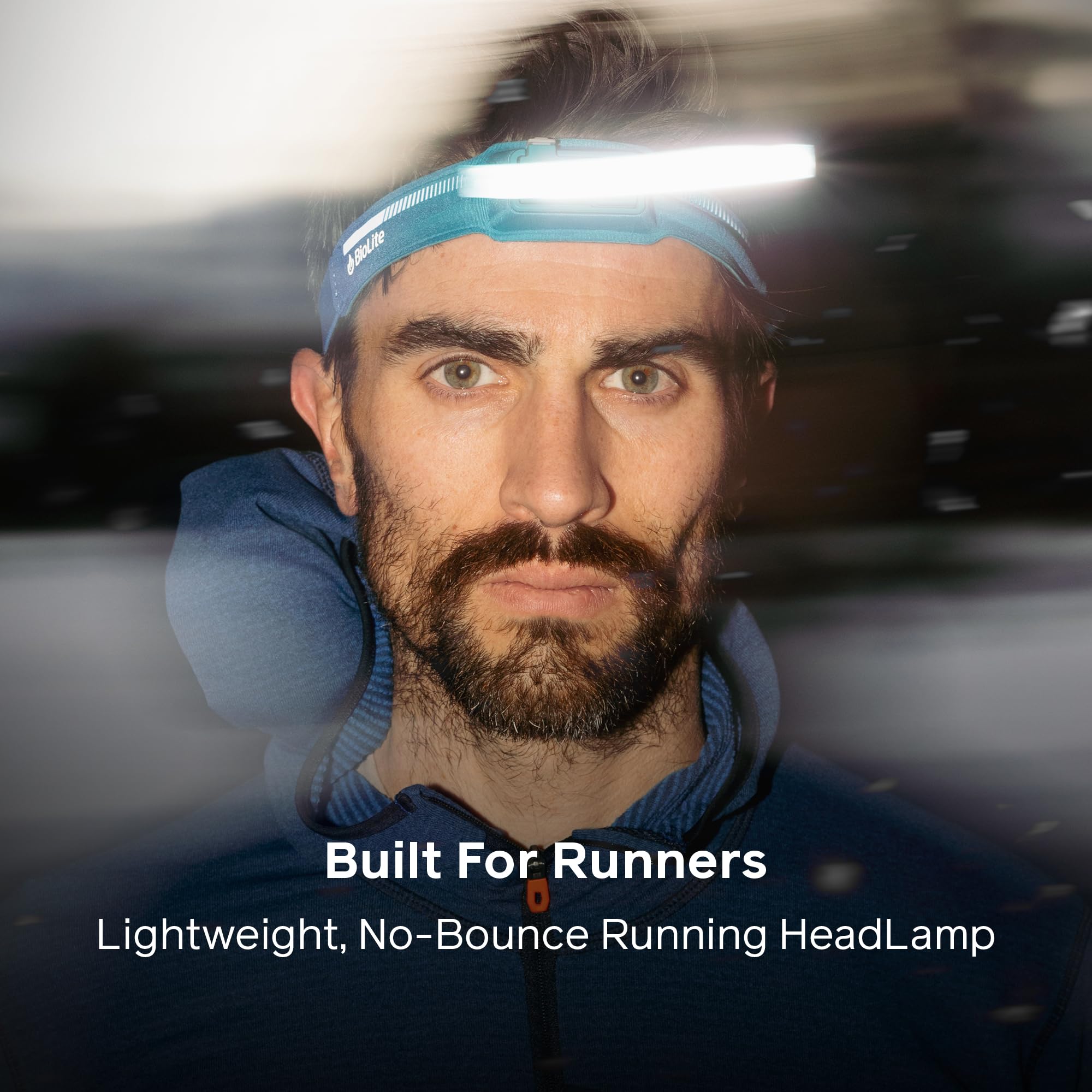 Biolite Dash 450 Rechargeable 450-Lumen Headlamp, Midnight Grey