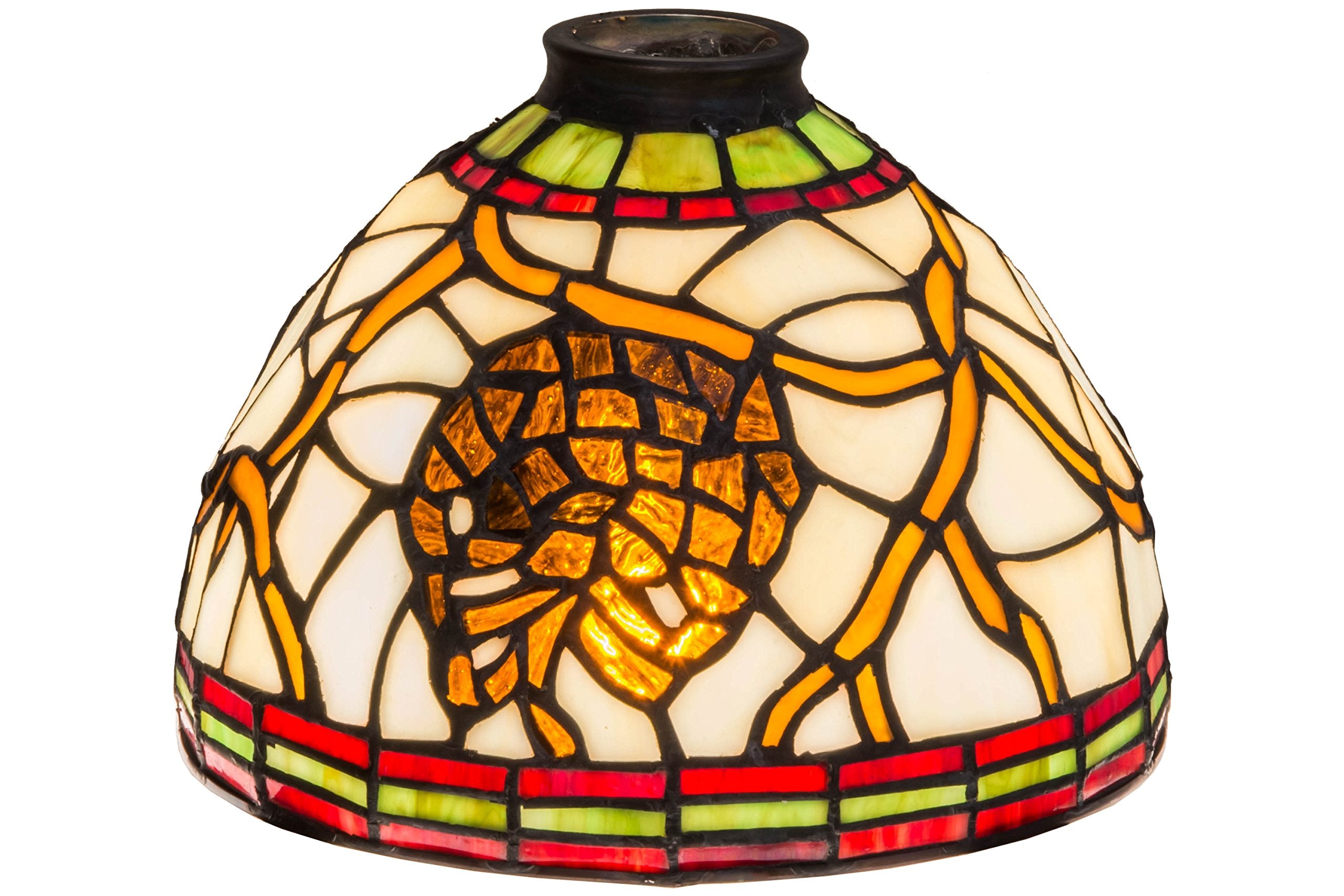 Meyda Tiffany 98991 Pinecone Lamp Shade, 8&quot; W