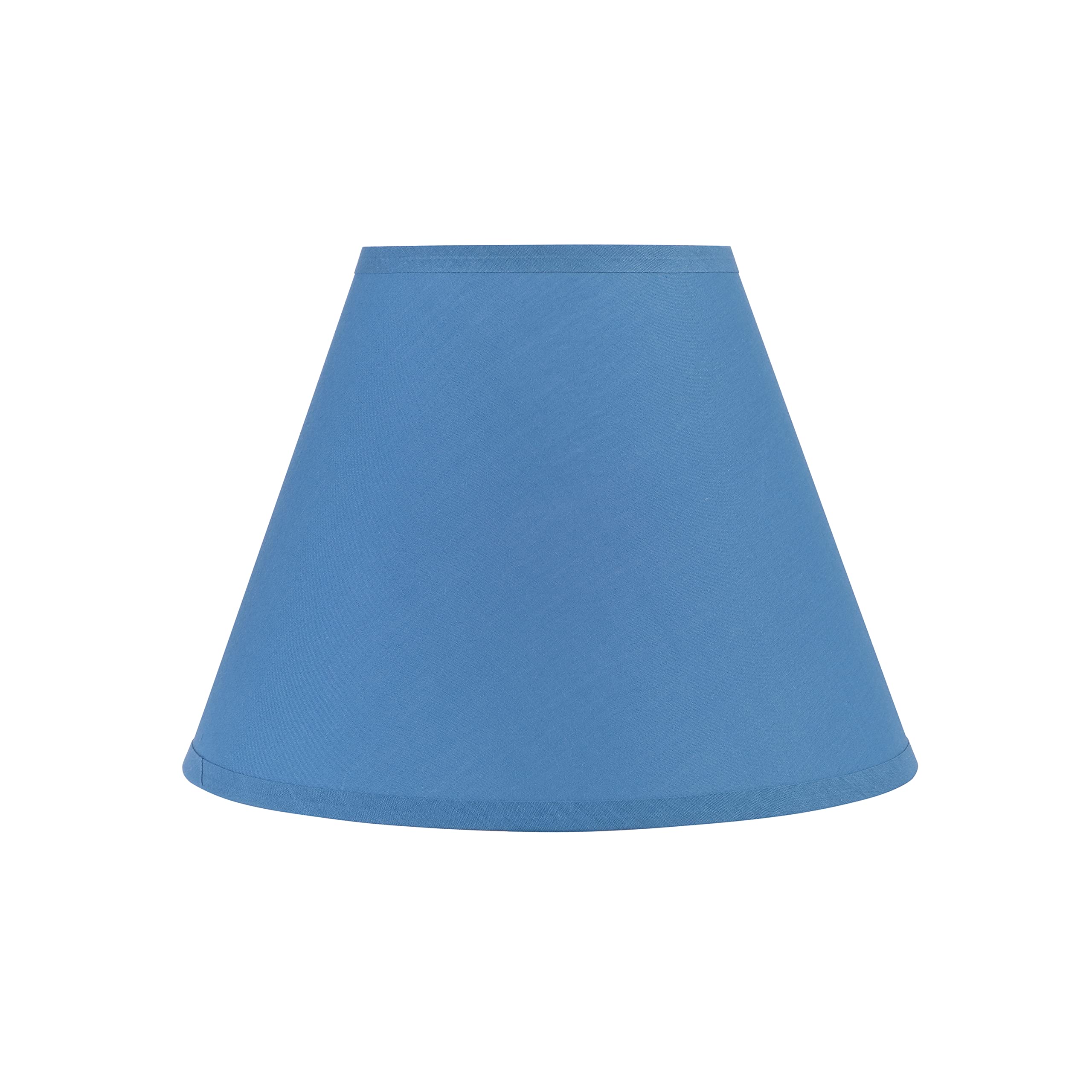Aspen Creative 58884 Transitional Empire Shape Uno Construction Lamp Shade, Azure, 6&quot; Top X 12&quot; Bottom X 9&quot; Slant Height