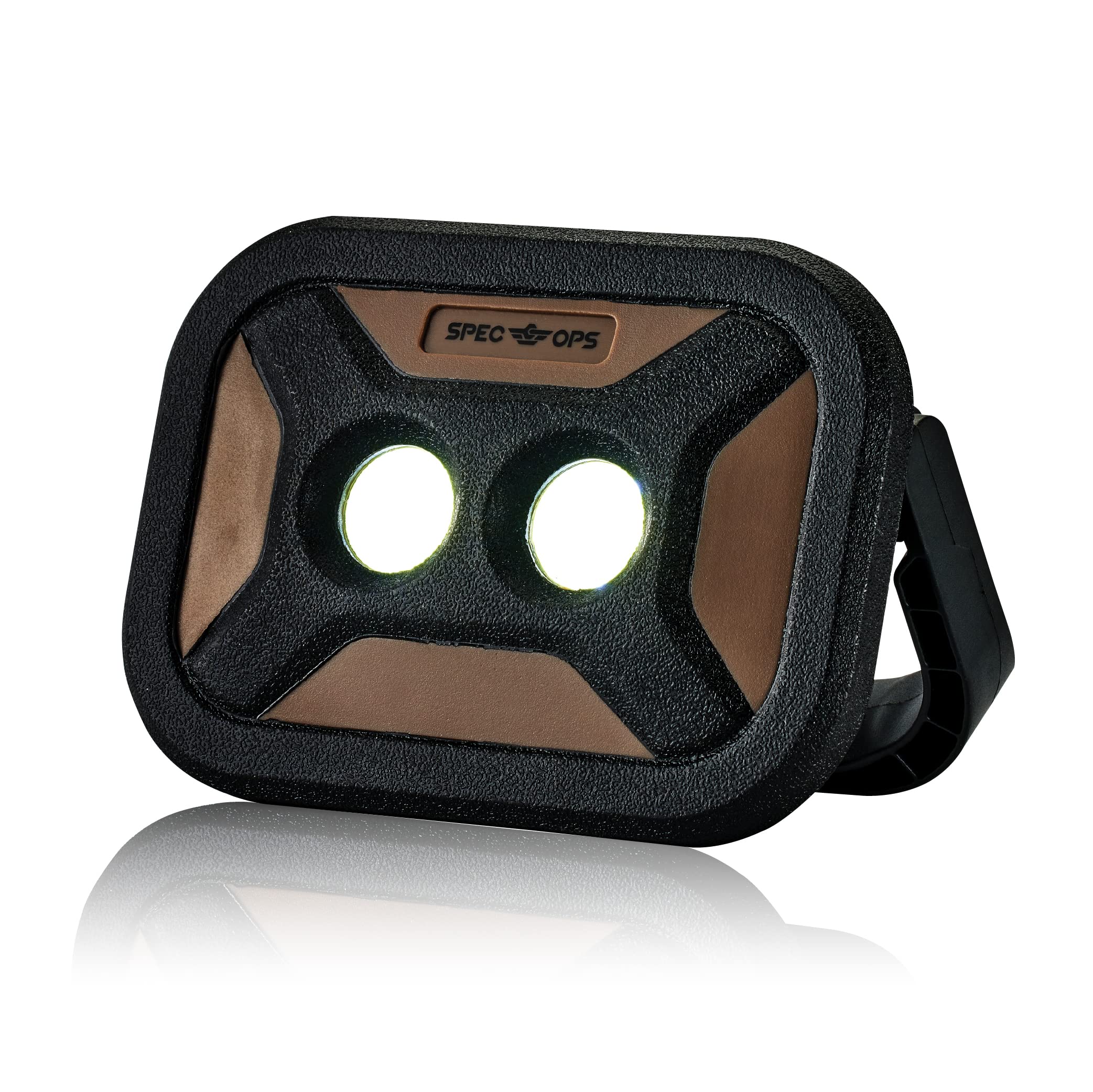 Spec Ops Tools Rechargeable LED Work Light for Construction & Jobsite Use, Waterproof and Magnetic Base with 3 Light Modes, Work