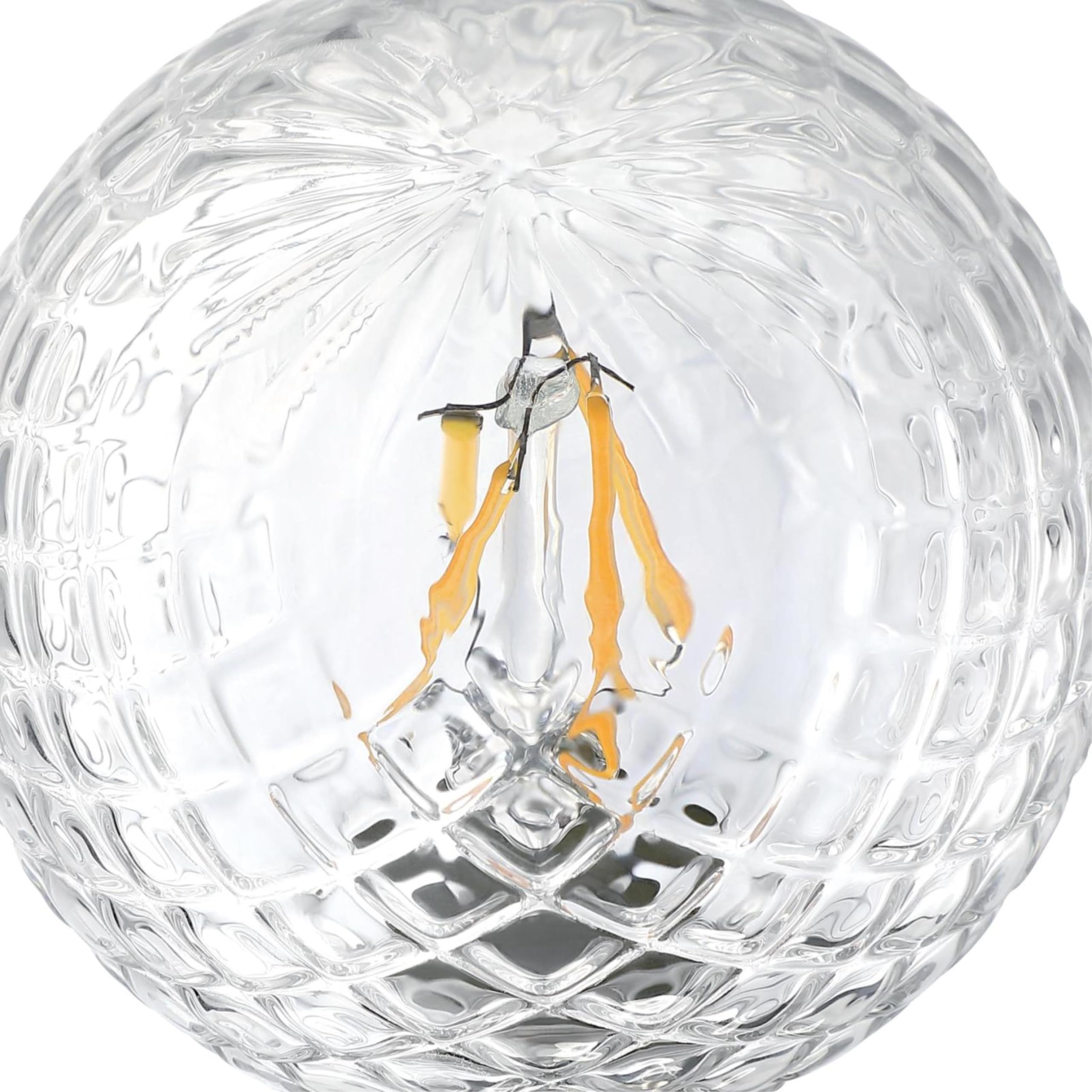 Westinghouse G25 Dimmable LED Light Bulb, 5.5W (40W Equivalent), Clear Glass, Medium Base, 1 Pack, Model 5268000