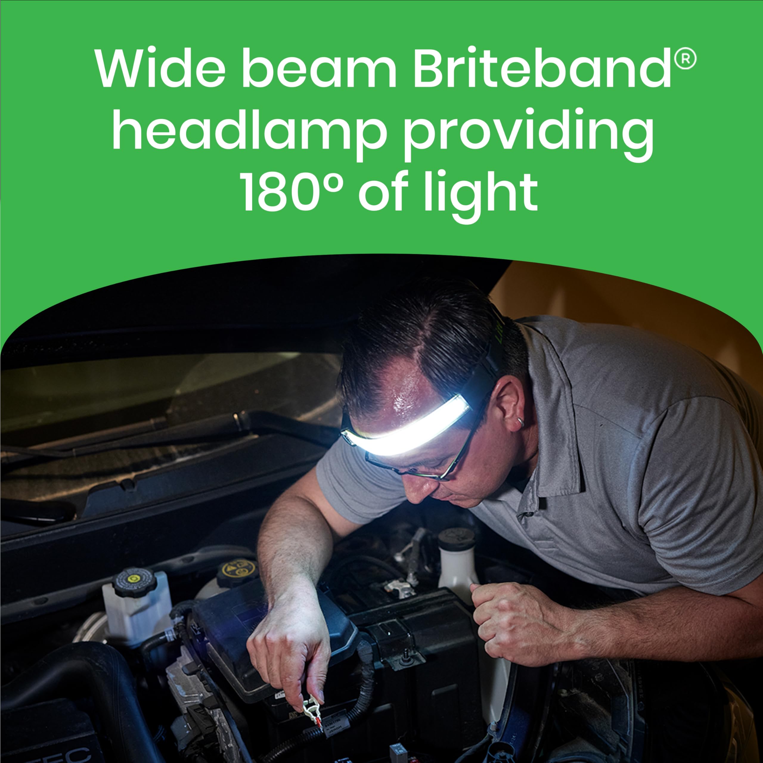 LitezAll Tactical LED Headlamp, Adjustable Headband, Aluminum, Multicolor, Model 24846, Perfect for Hiking, Camping, and Emergency Use
