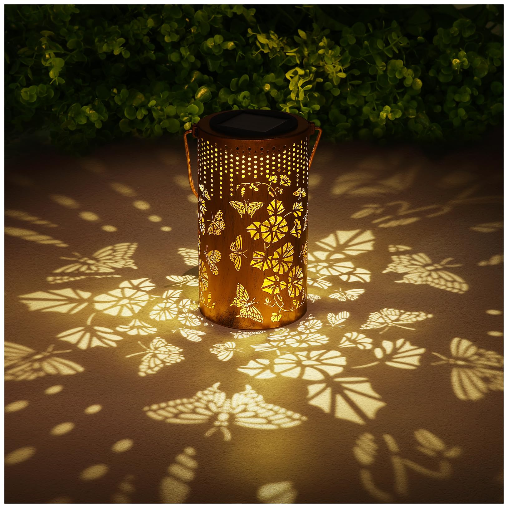 2Pack Butterfly Solar Light  Birthday Gift For Women  Men  MotherS Day  Thanksgiving  Christmas  New Year Gift. Outdoor Waterproof Lights Hanging Patio Garden Decoration  Outdoor Backyard