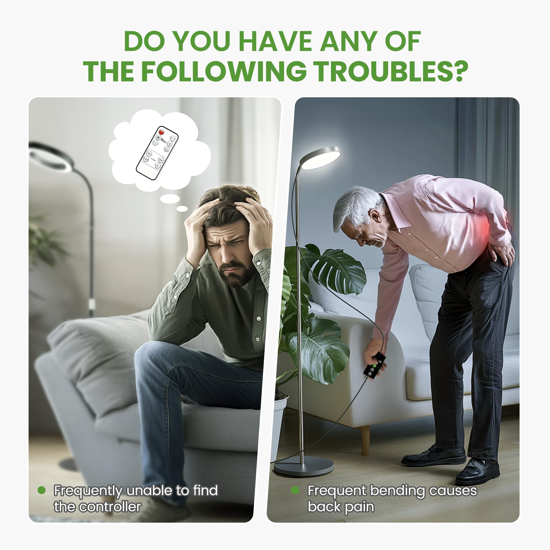 MistyJungle Grow Light for Indoor Plants,Upgrade Controller,Red Blue White Full Spectrum 95 LED Bulbs,60IN Stand Tall, Auto Time