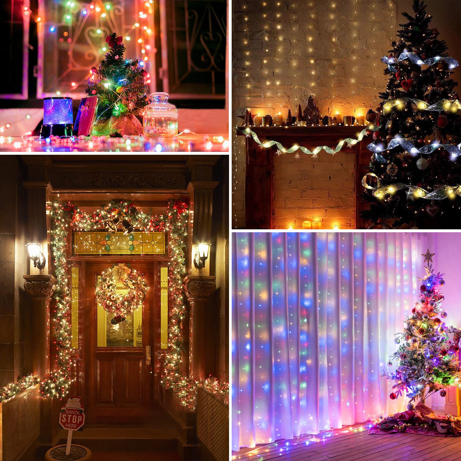 Starryever 33Ft 100Led Usb Fairy Lights With Remote - 16 Rgb Color Changing String Lights