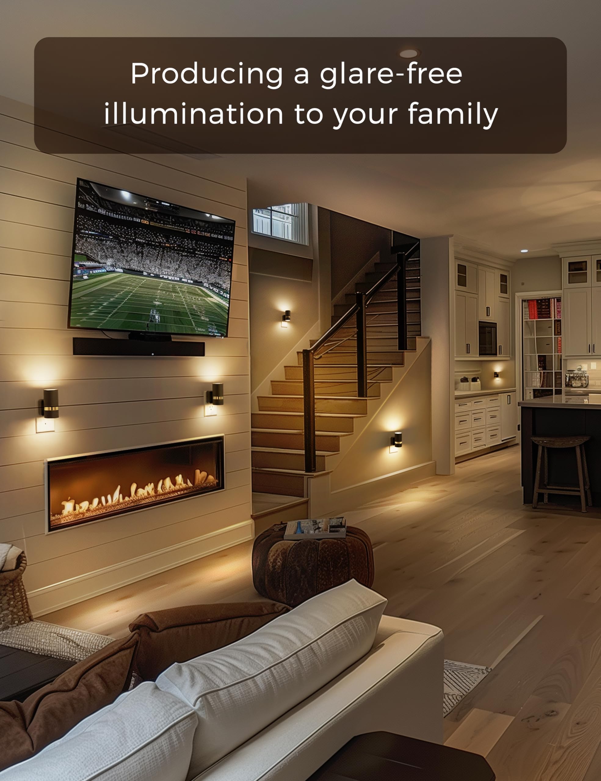 L Lohas Led Night Lights Plug Into Wall, Dimmable Night Light With 0-100Lm Brightness Adjustable, 3000K Soft White, Nightlight W