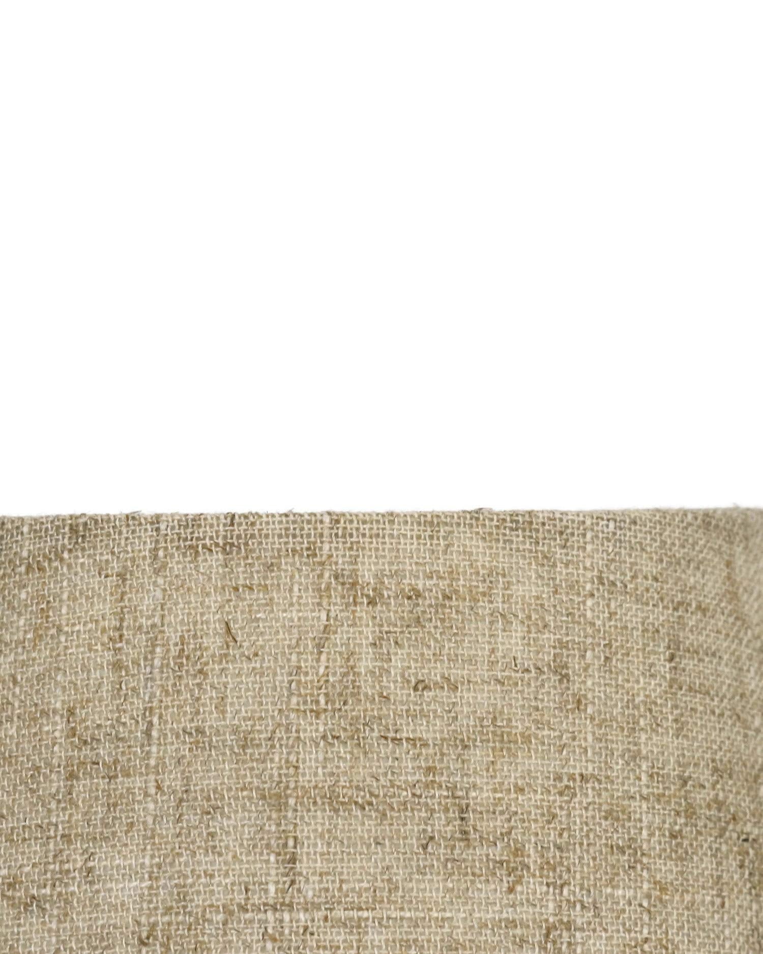 Urbanest Hardback Empire Lamp Shade, 5x9x8.5 inches, Natural Flax Linen, Set of 2, Model 9-inch-shade-unpleated