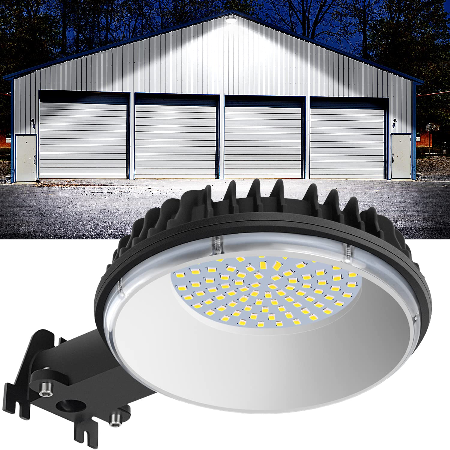 LED Barn Light, Dusk to Dawn Outdoor Lighting with 120W 15000LM 6500K Daylight, IP65 Waterproof Outdoor Security Lights for Gara