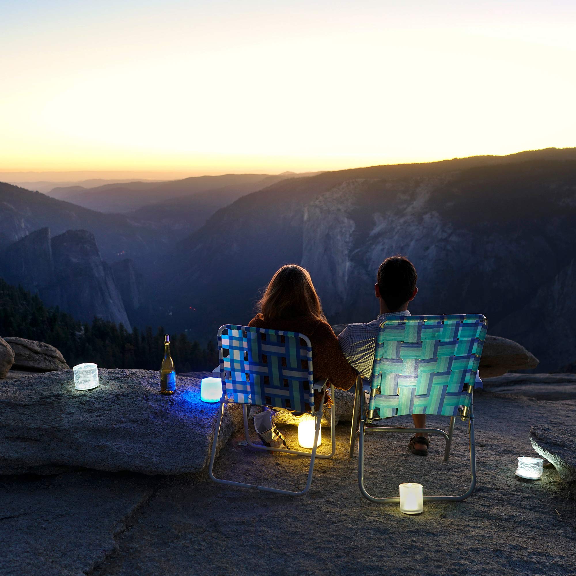 MPOWERD Luci Lux: Solar Inflatable Lantern Rechargeable via Solar or USB-C, 65 Lumens, Matte Finish + Warm White LEDs| Lasts Up