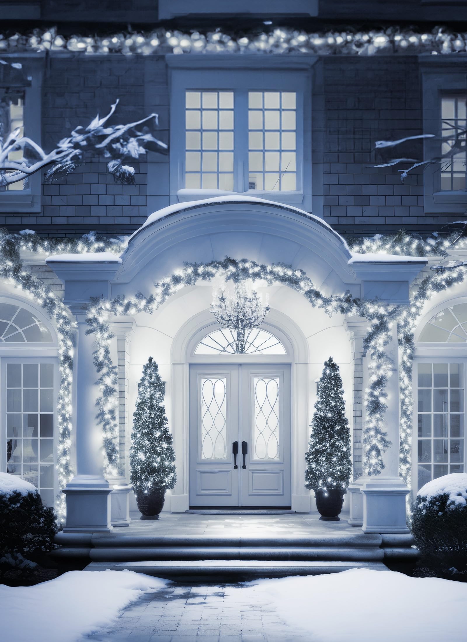 4 Pack Battery Operated String Lights Outdoor, 4Ft 60 Led Battery Powered String Fairy Lights With Time, 8 Modes, Waterproof Twinkle String Lights For Outside Indoor Bedroom Tree Wedding, Cool White