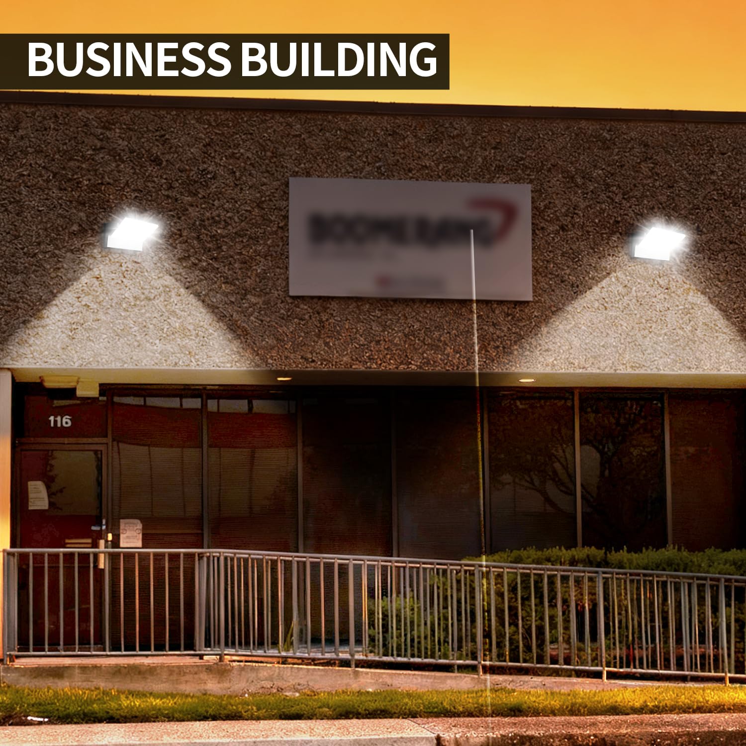 Biritalo Modern Sleek Led Flood Light 120W  360 Rotatable Outdoor Security Areas Lighting  14200Lm 5000K Waterproof Wall Pack For Yard Building Driveway Car Lot (4Pack)