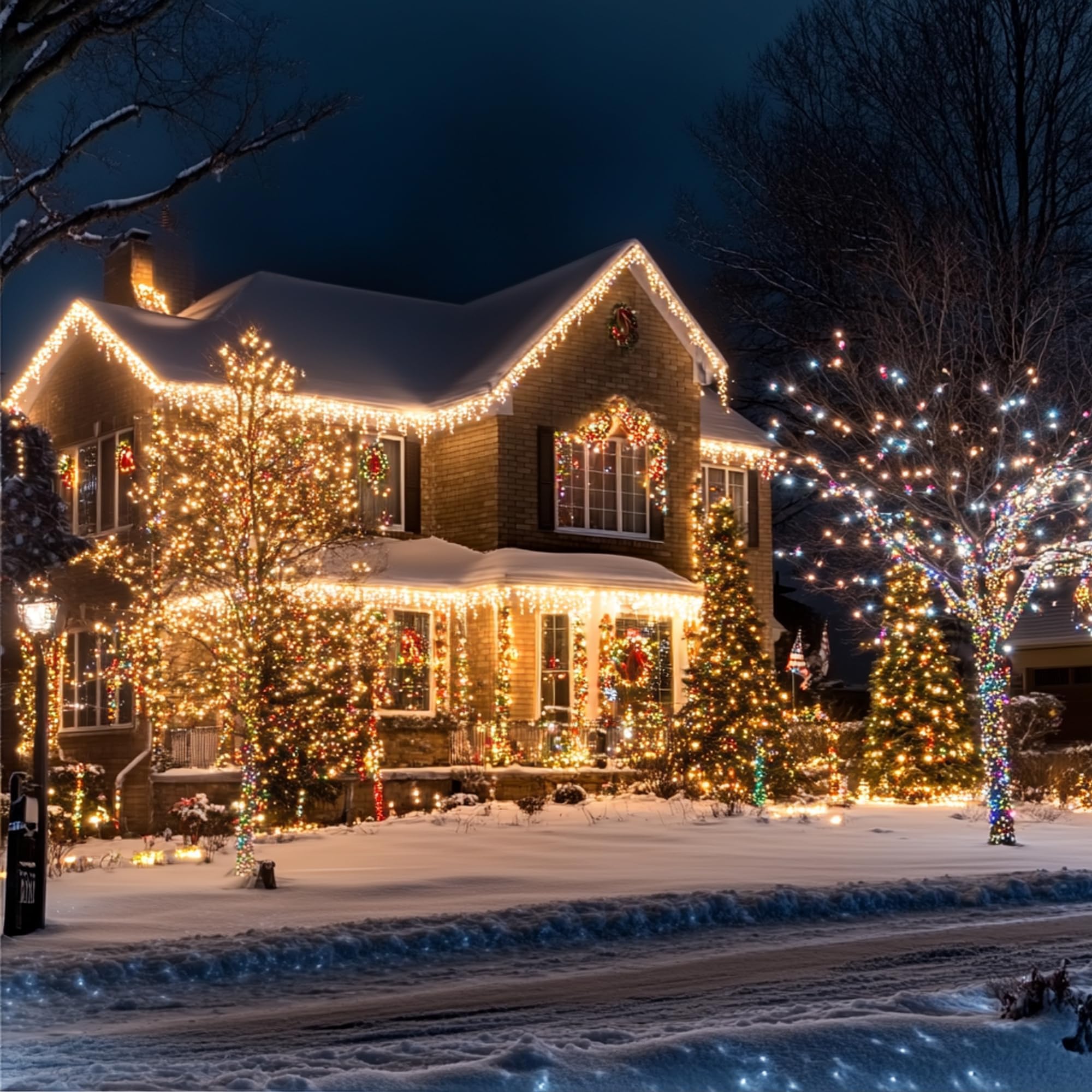 Dazzle Bright Warm White Christmas Mini String Lights, 30Ft 150 Incandescent White Wire Fairy Lights, Waterproof Christmas Decorations For Indoor Outdoor Party Garden Yard Decor