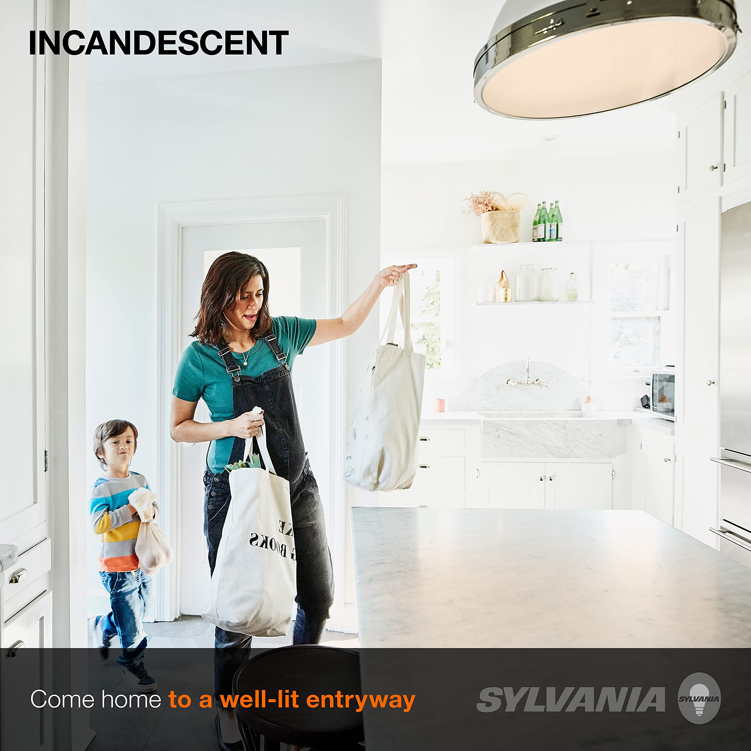SYLVANIA 200W A21 Incandescent Light Bulb, 3880 Lumens, 2850K, Warm White, Medium Base, 1 Pack (Model 15476)