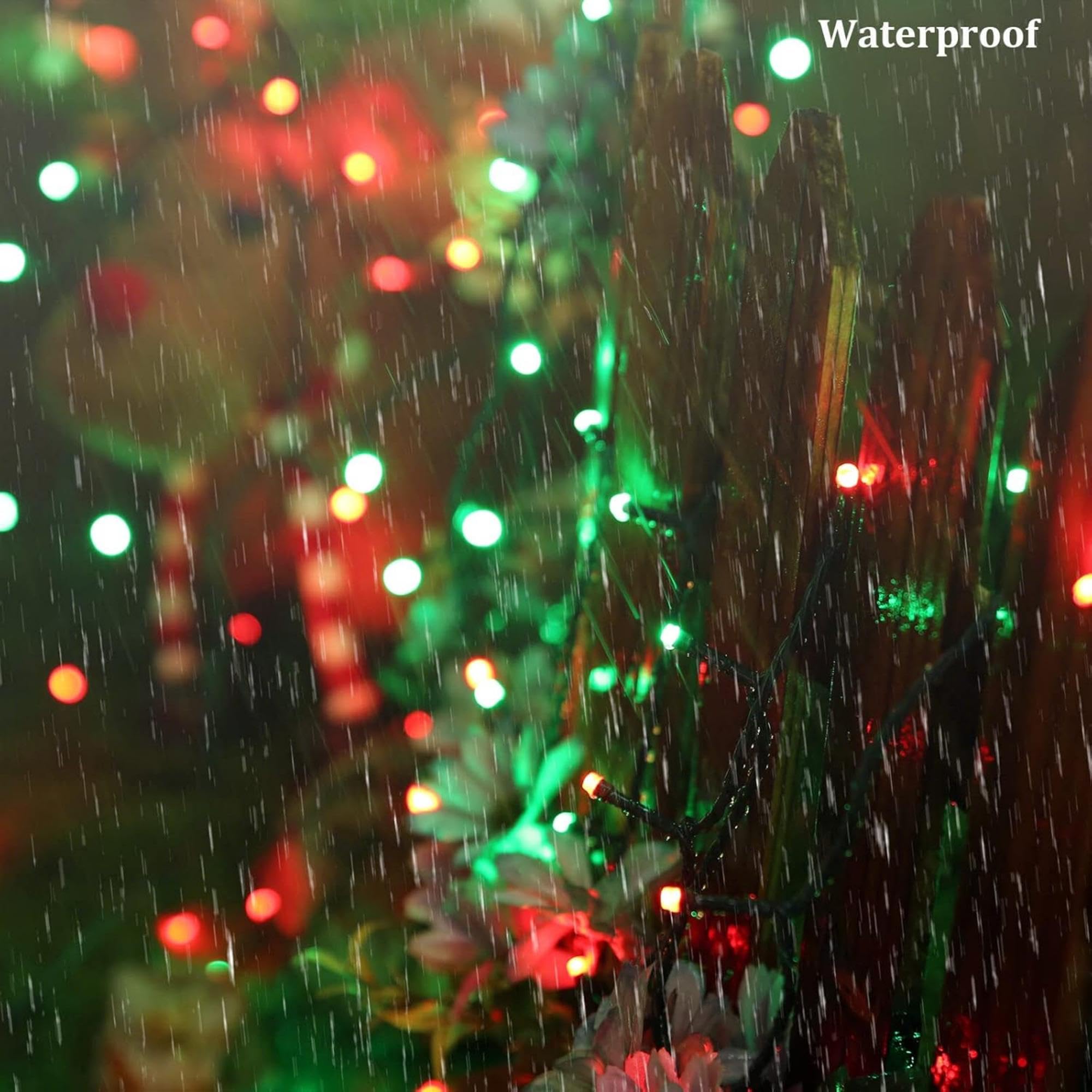 Ibaycon Color Changing Christmas Lights  66Ft 200 Led Rgb Christmas String Lights Outdoor  Fairy Twinkle Tree Lights With Remote Timer Plug In For Xmas Room Indoor Party Holiday Decorations