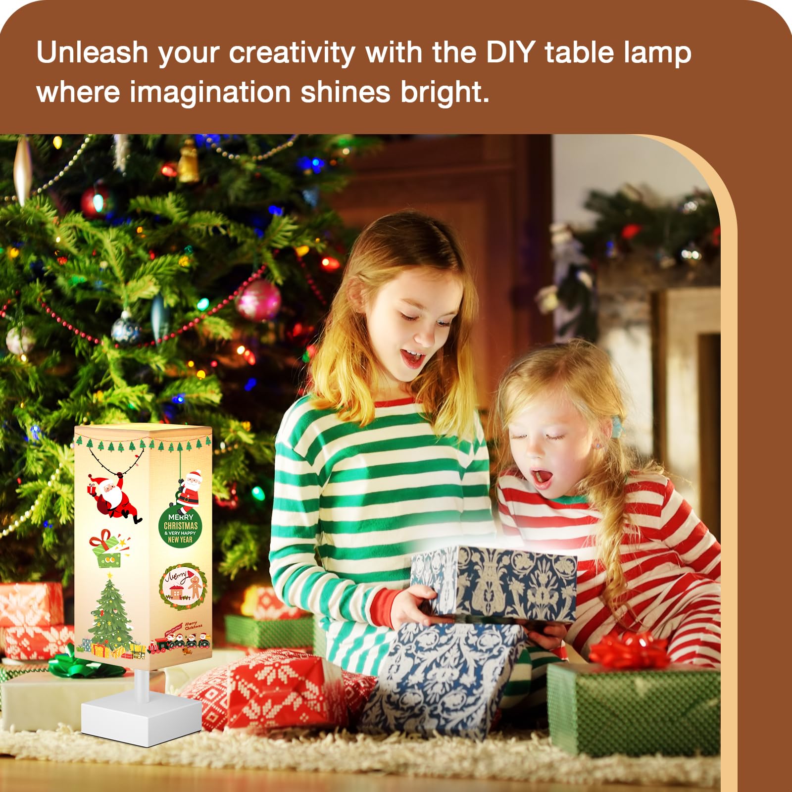 Aooshine White Small Table Lamp - Bedside Lamp For Bedroom, Minimalist Nightstand Lamp With Square Fabric Shade, Desk Lamp For K