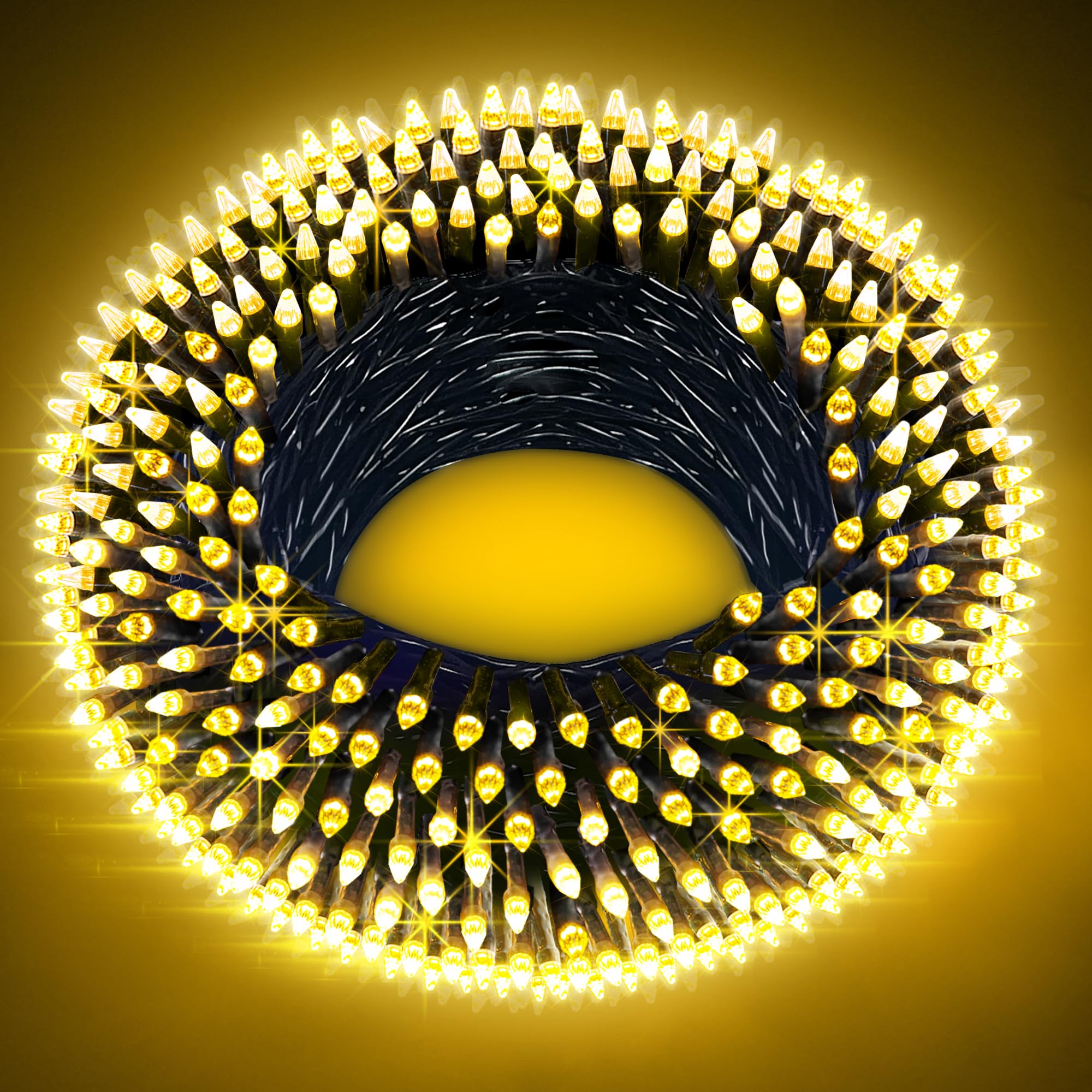 300Led String Lights Indoor Outdoor Use, 8 Lighting Modes 100Ft Fairy Lights For Outside, Christmas Tree Lights Outdoor Ip44 Waterproof For Xmas Patio Yard Fence Deck Balcony Garden Decor Warm White