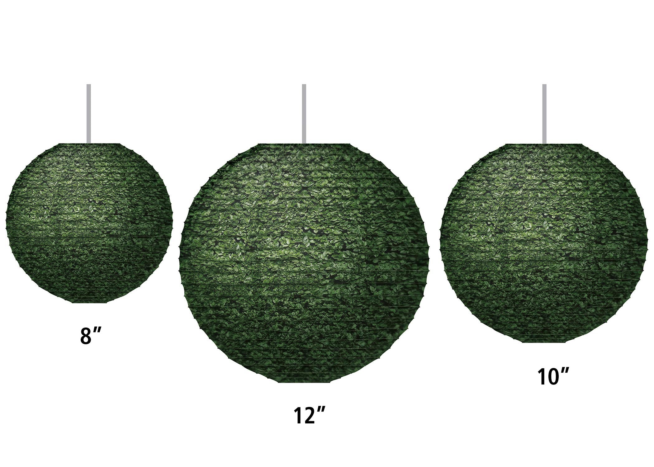 Boxwood Hanging Paper Lanterns