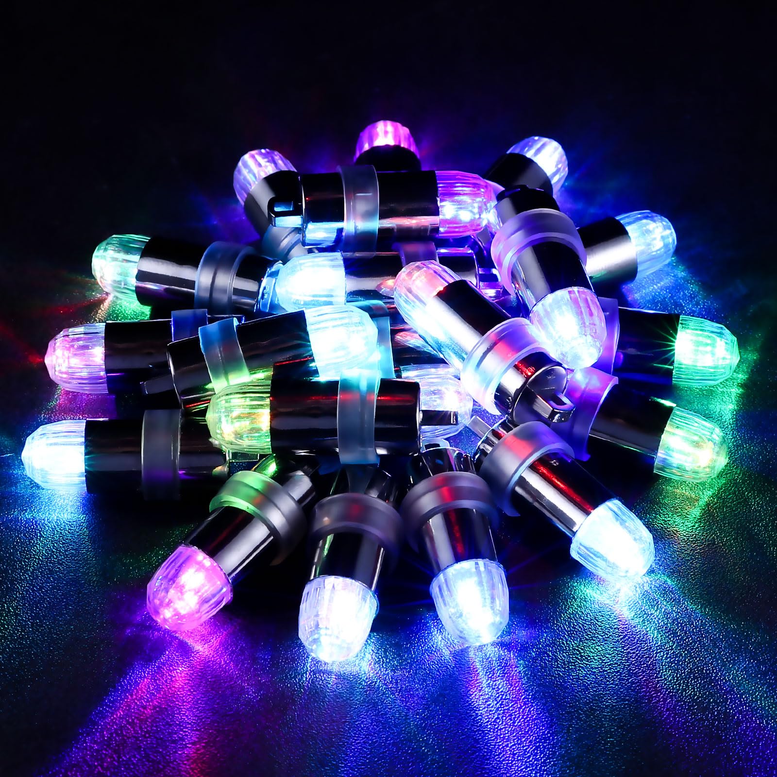 LIHAO 30PCS LED Balloon Lights Mini Battery Powered LED Party Lights Bulbs for Paper Lantern Balloon Pumpkin Wedding Halloween C