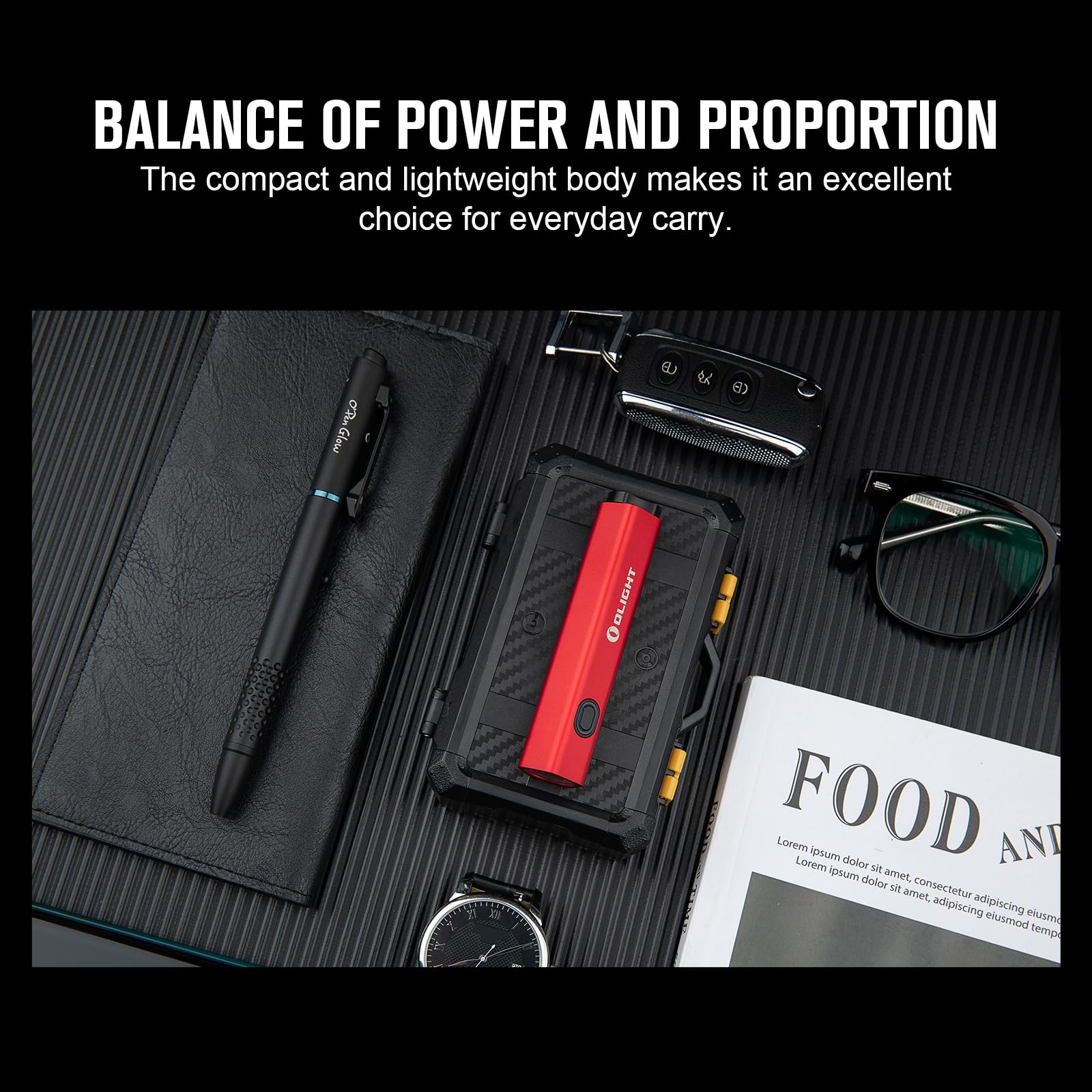 OLIGHT Diffuse Rechargeable EDC Pocket Keychain Flashlight, 700 Lumens USB-C Charging, High-Performance LED AA Flashlight for Ou