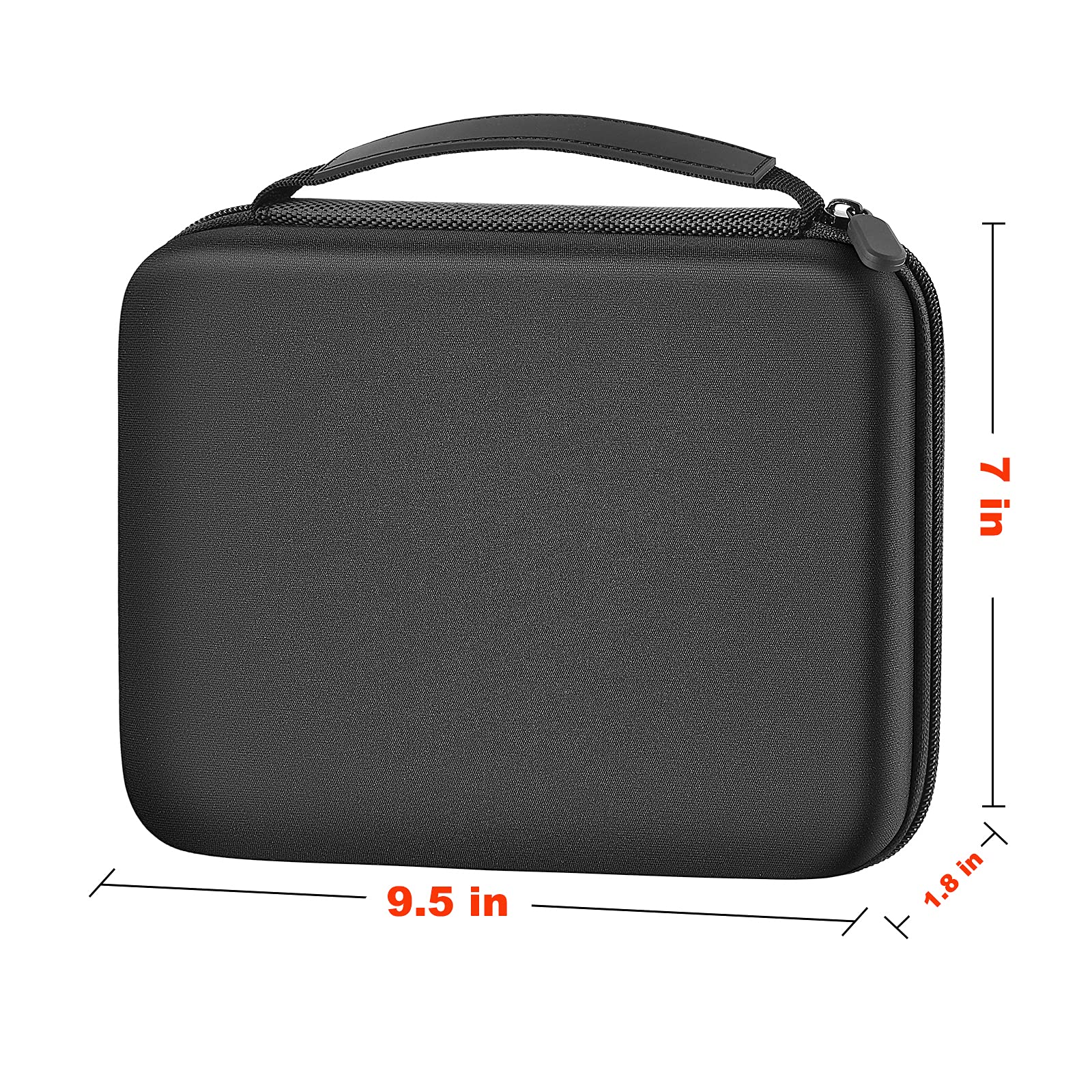 GWCASE Book Light Case for Glocusent/Vekkia/LITOM LED Neck Light - Black, EVA Material, USB Cable Storage Holder