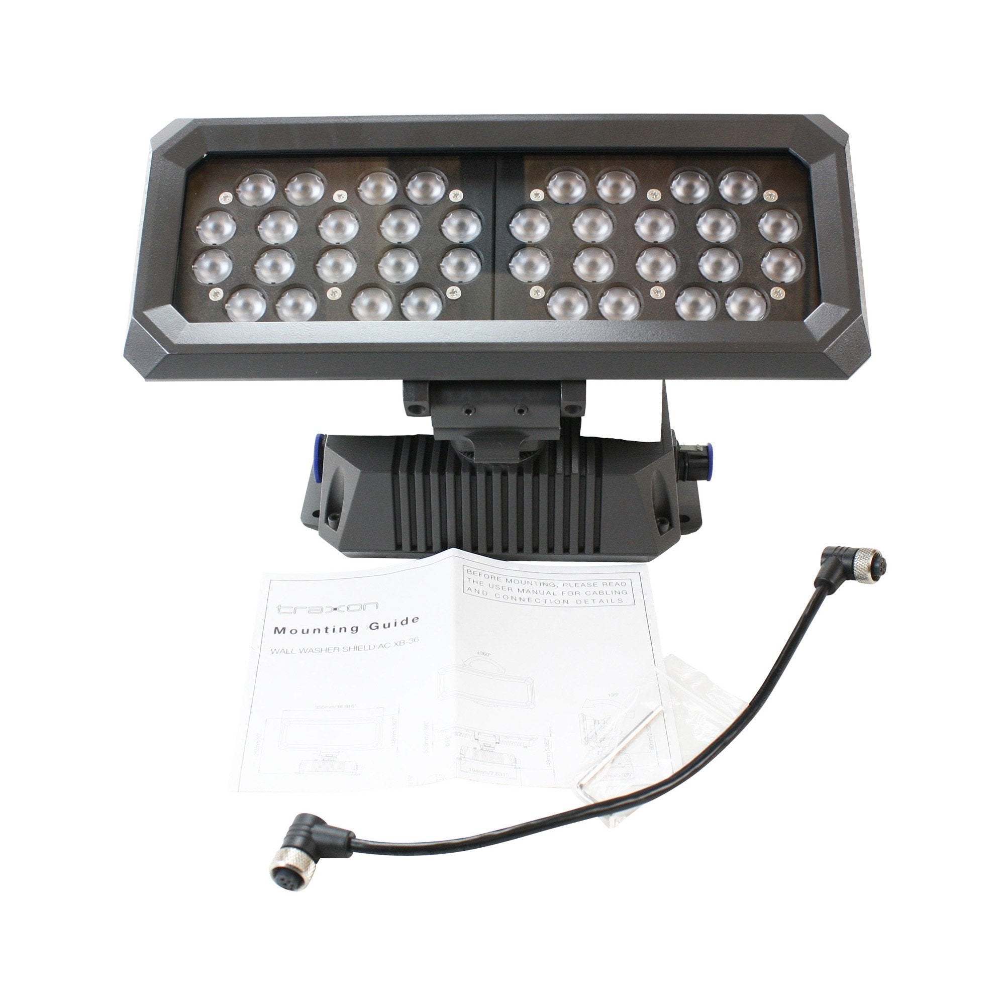 Traxon Xb-W2-5316100 Clear Cover Single Color Wall Washer Shield Ac Xb-36